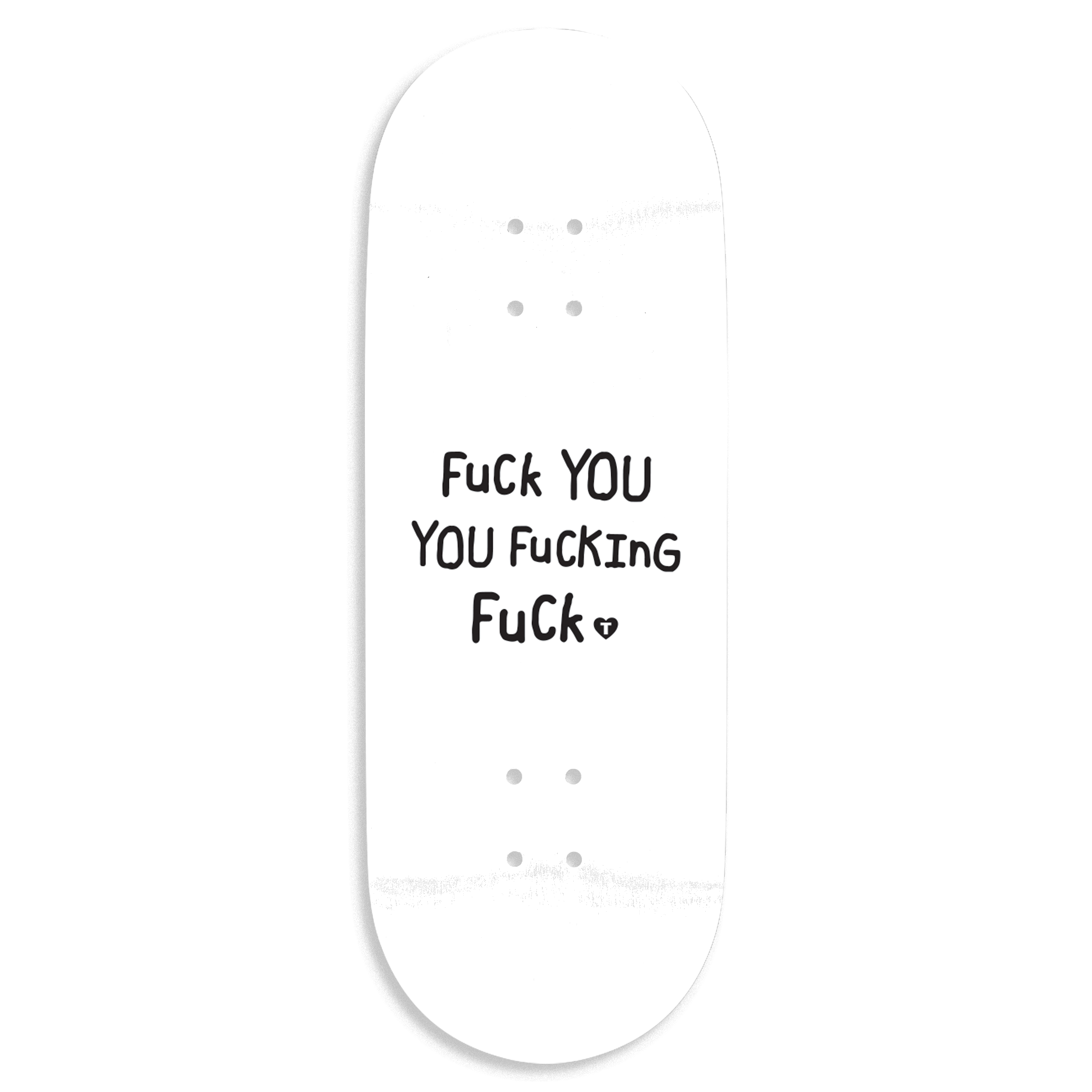 Tender "FU" Pro Fingerboard Deck - White