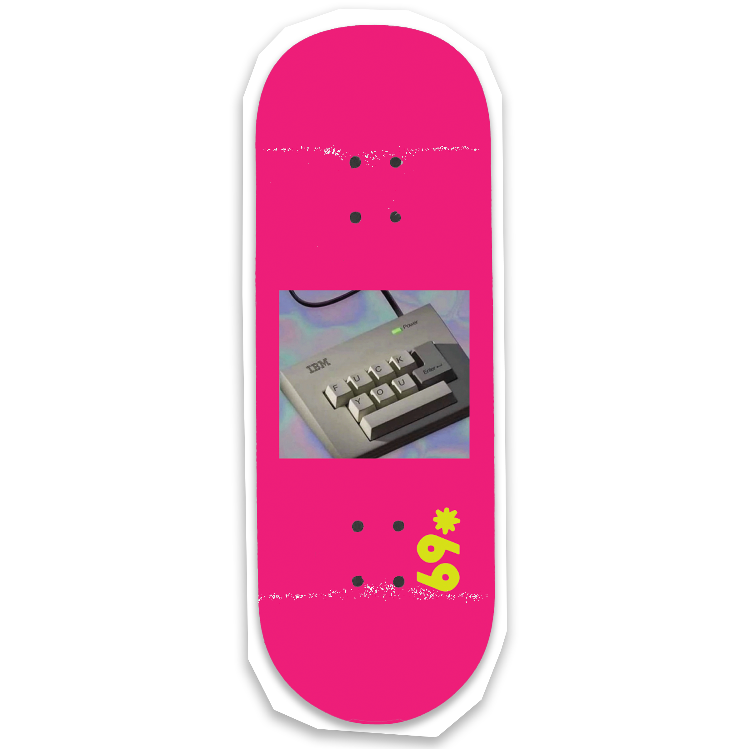 Dial *69 "Key Bored" Fingerboard Deck Fingerboard Decks Dial *69 Slushcult