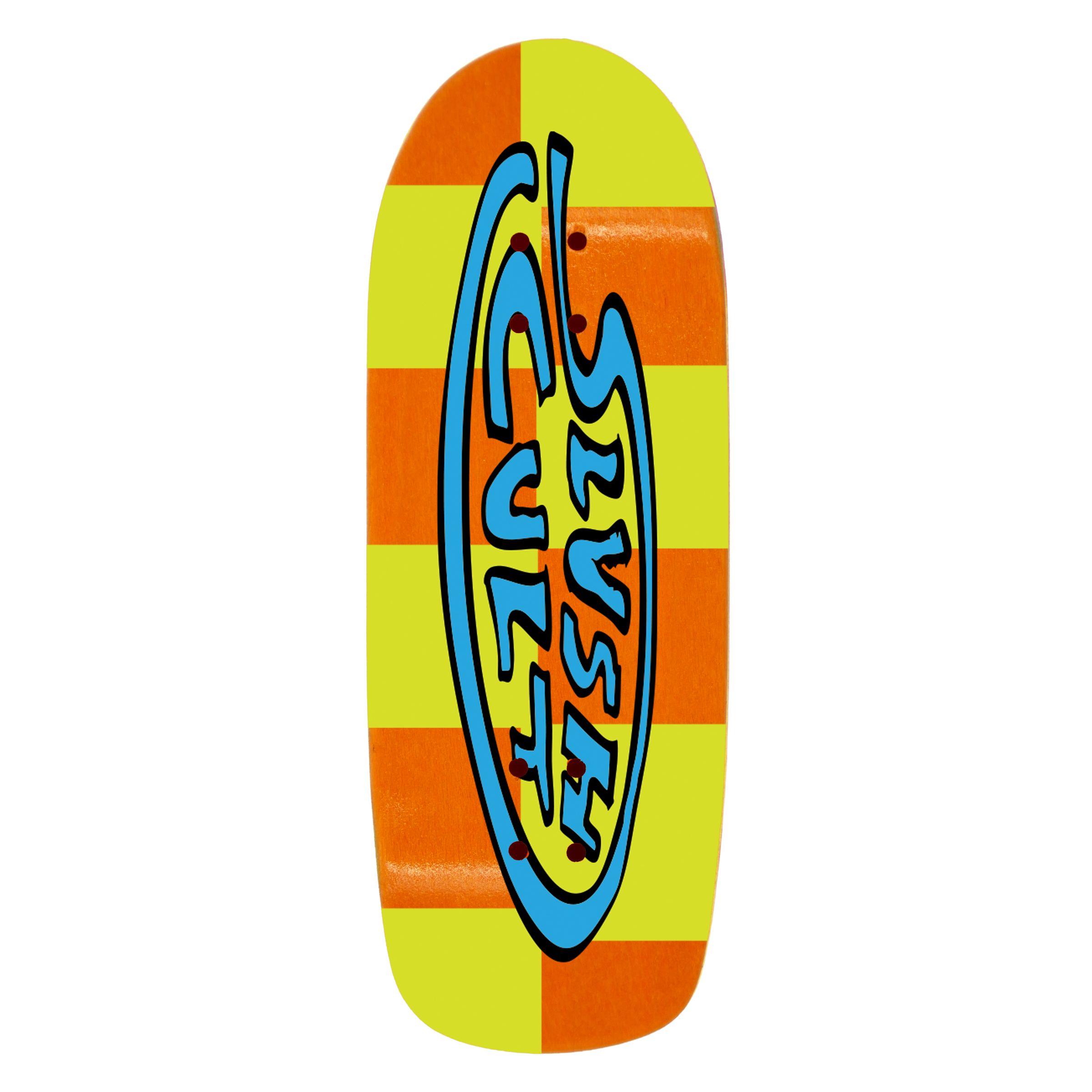 Slushcult "Green Chex" Shop Fingerboard Deck (Clear - Random)