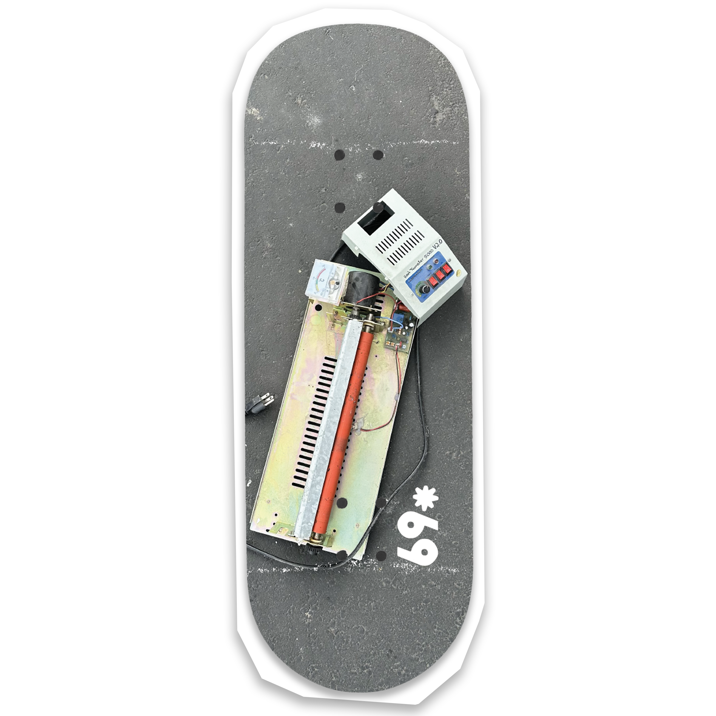 Dial *69 "Heat Transfer 5000 V2.0" Fingerboard Deck Fingerboard Decks Dial *69 Slushcult