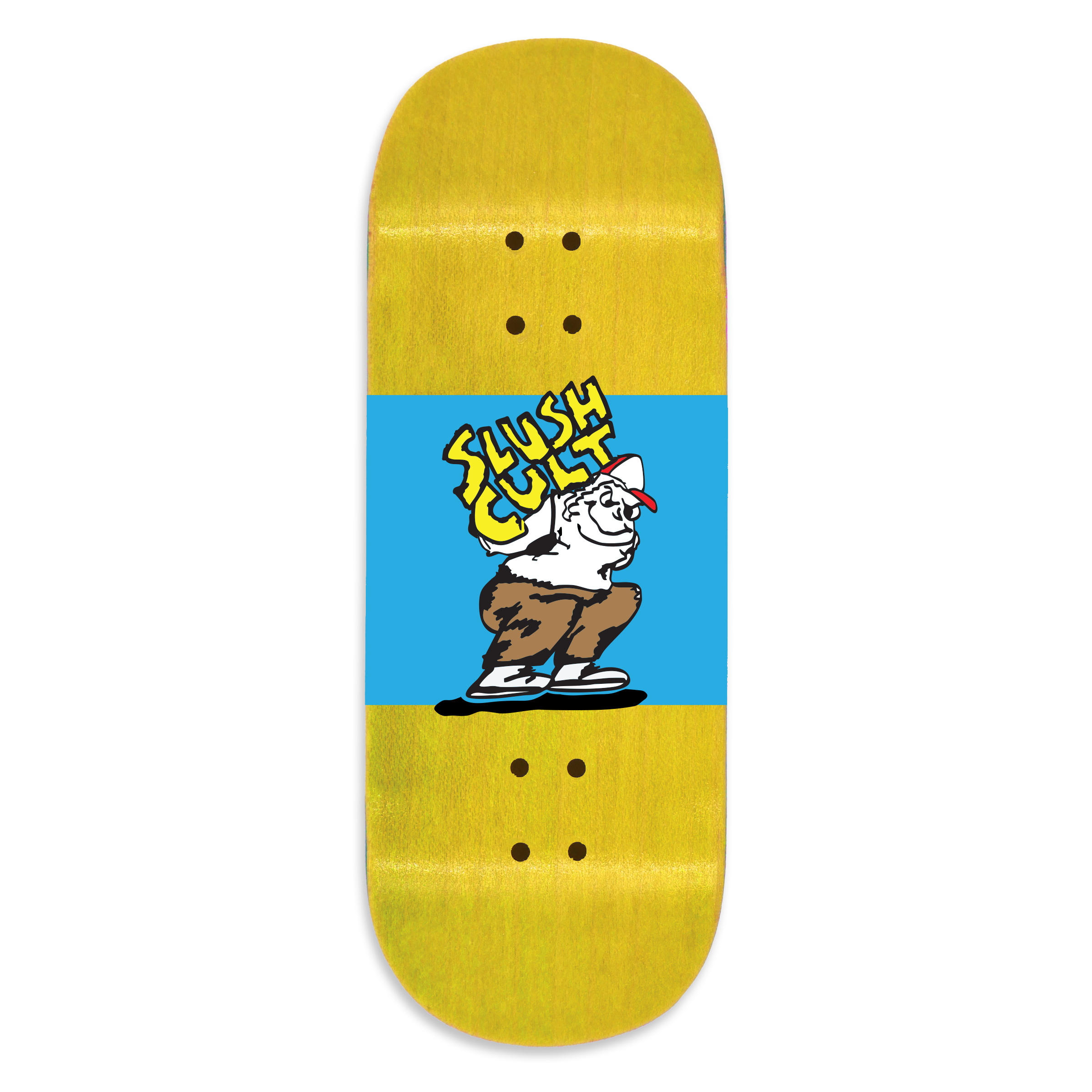Slushcult "Heavy" Shop Fingerboard Deck (Clear) Slushcult x DK Decks Slushcult Slushcult