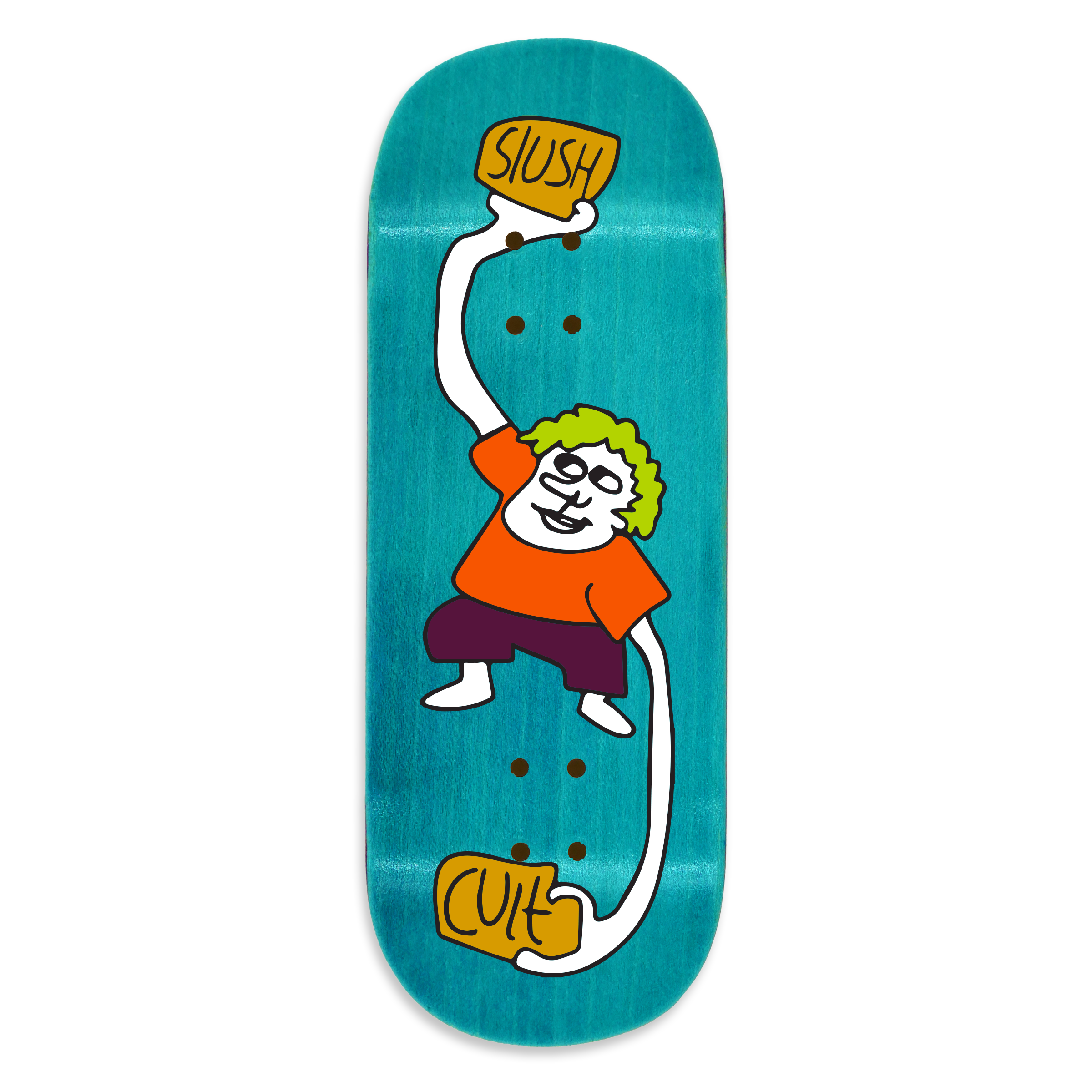 Slushcult "Helping Hands Clear" Fingerboard Deck Slushcult x DK Decks Slushcult Slushcult