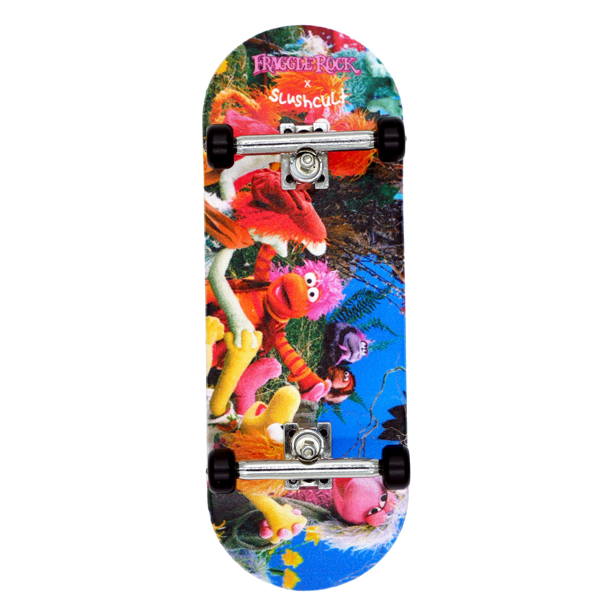 Slushcult x Fraggle Rock Grom Fingerboard Complete - Holding Hands Fingerboard Completes Slushcult Slushcult