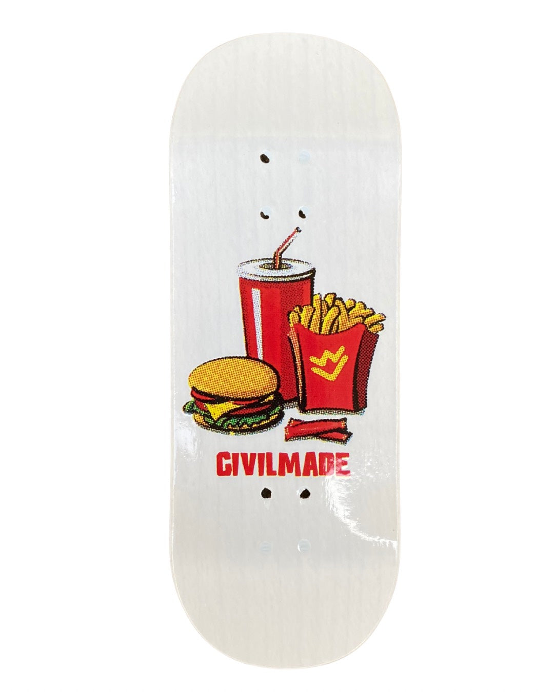 Civilmade "Fast Food" Fingerboard Deck Fingerboard Decks Civil Made Slushcult
