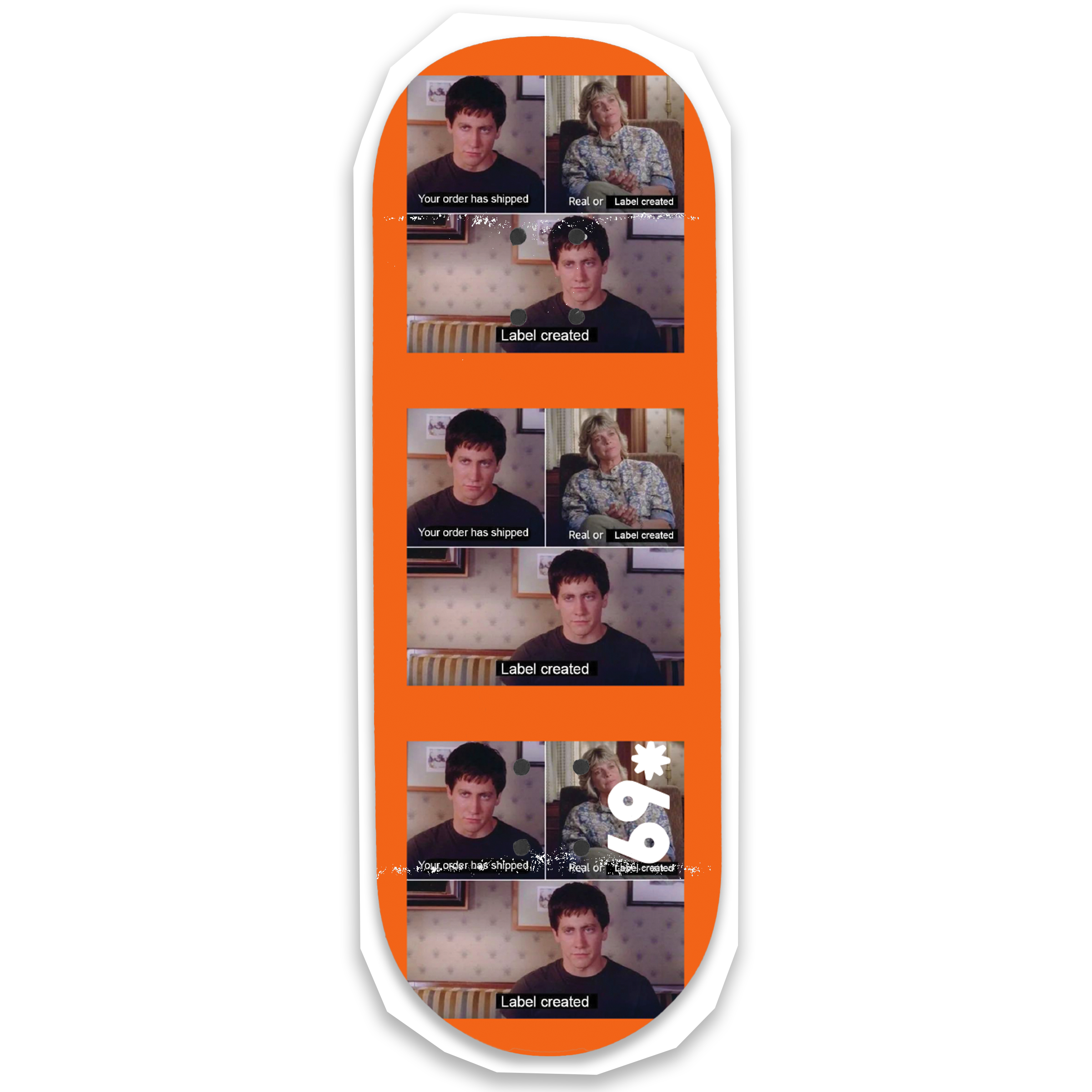 Dial *69 "Label Created" Fingerboard Deck Fingerboard Decks Dial *69 Slushcult