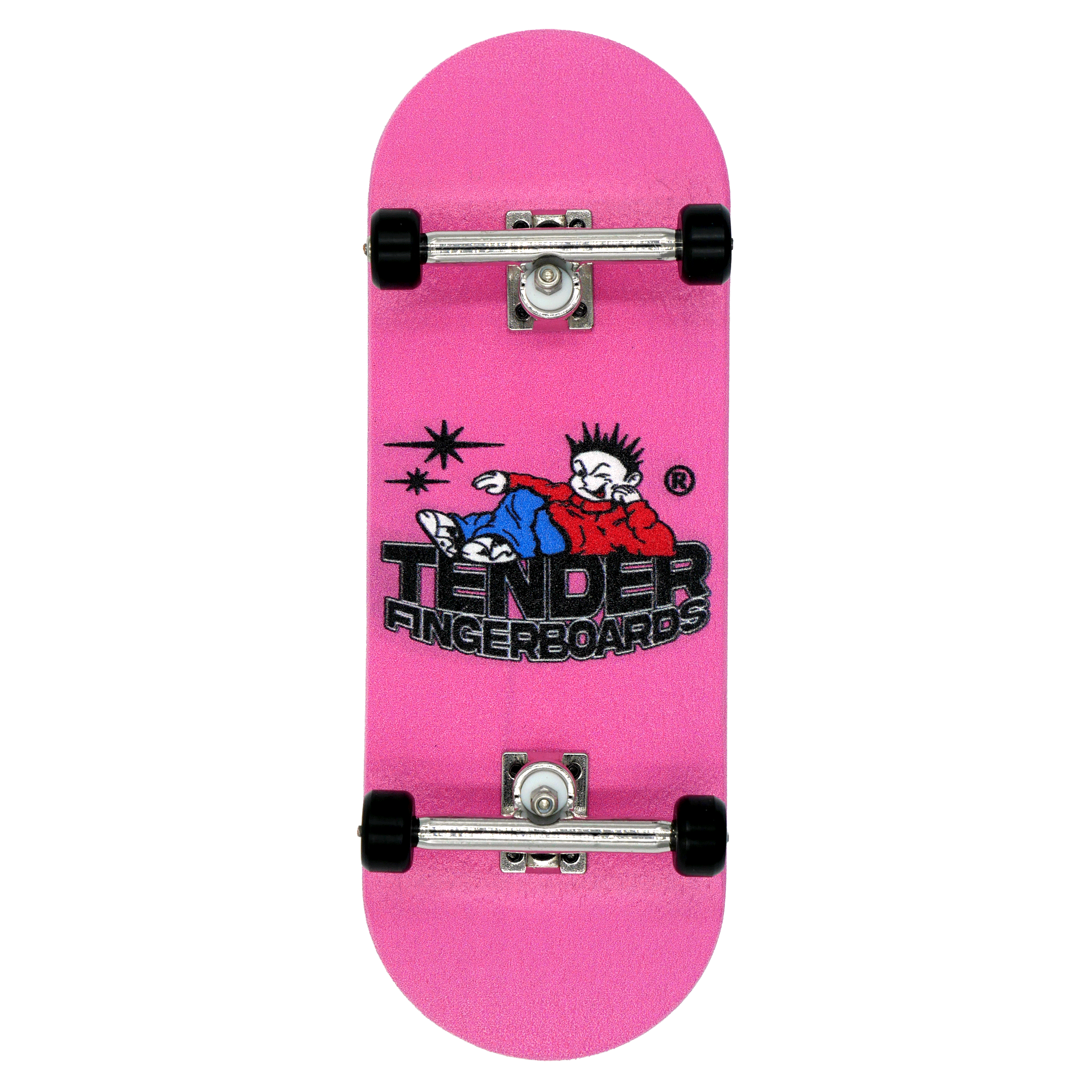Tender Fingerboard Complete - No Fucks (Pink)