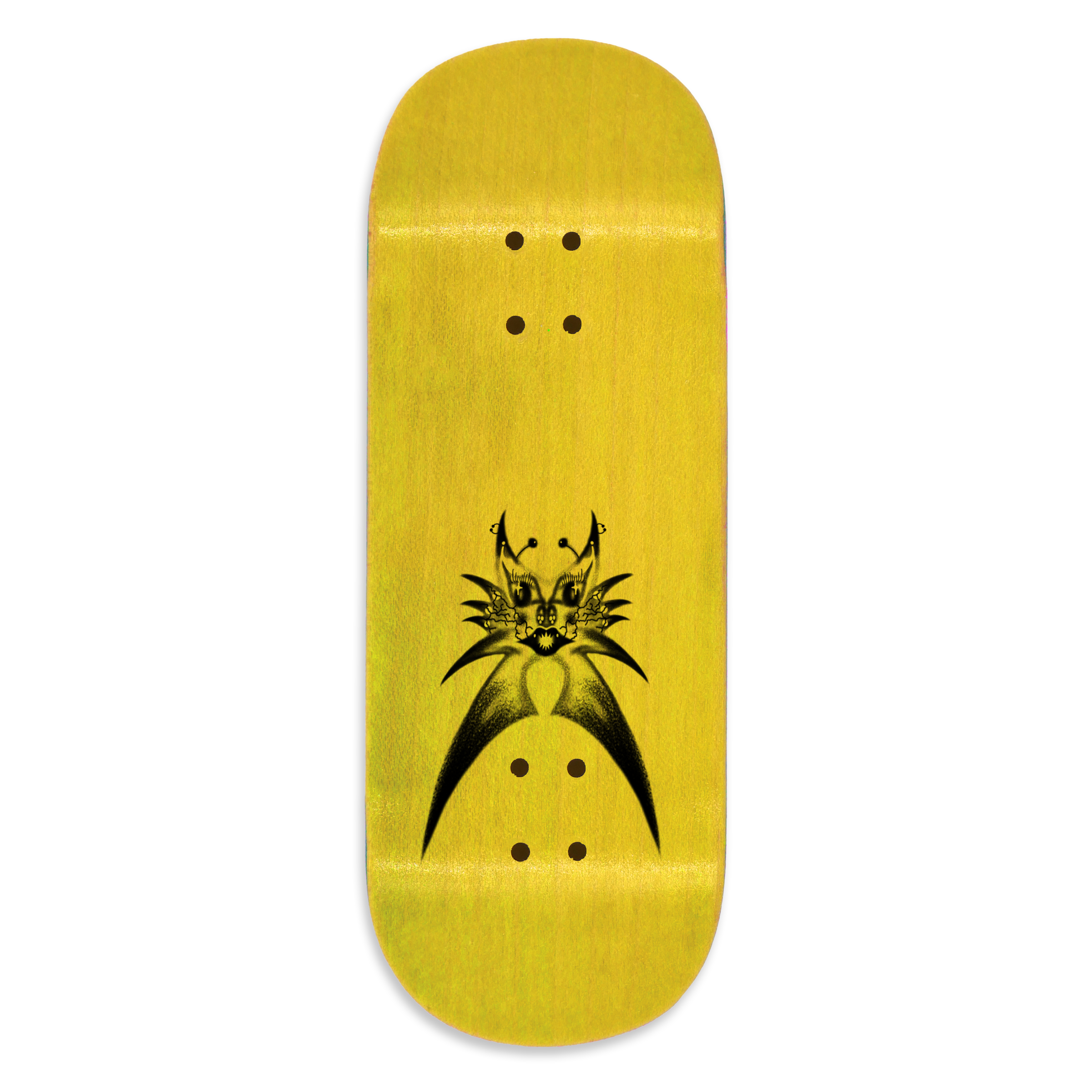 Slushcult x Ollie "Inner Beauty" Shop Fingerboard Deck (Clear) Slushcult x DK Decks Slushcult Slushcult
