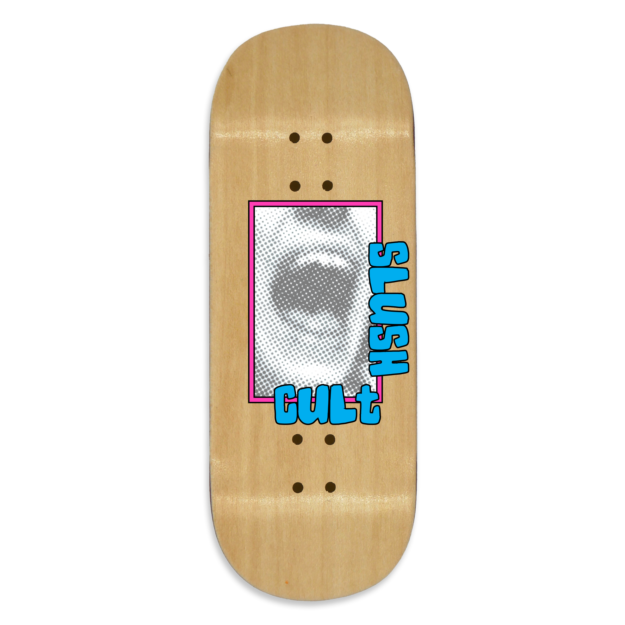 Slushcult "Out Loud" Fingerboard Deck (Clear) Slushcult x DK Decks Slushcult Slushcult