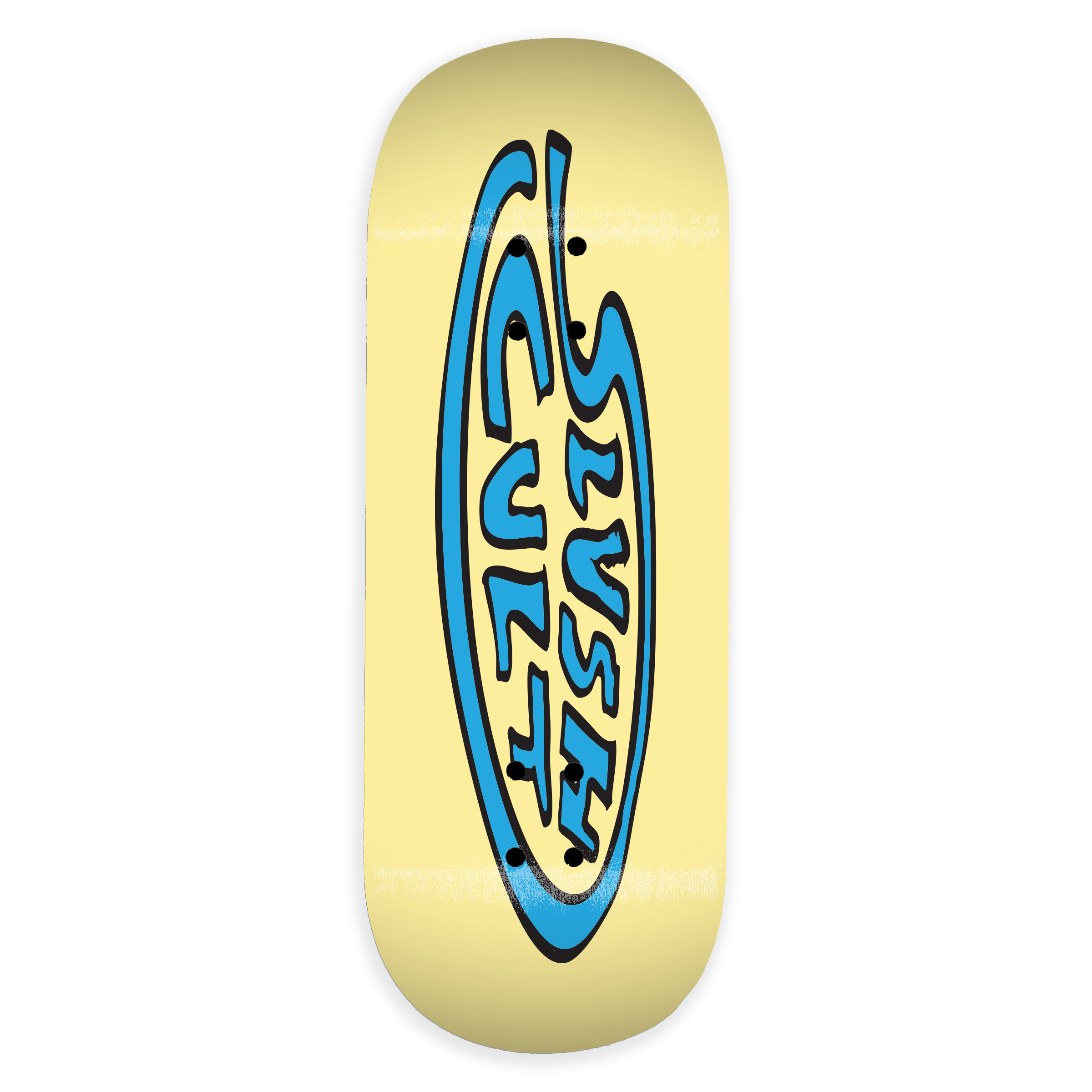 Slushcult "Around The Block" Shop Fingerboard Deck (Cream) Slushcult x DK Decks Slushcult Slushcult