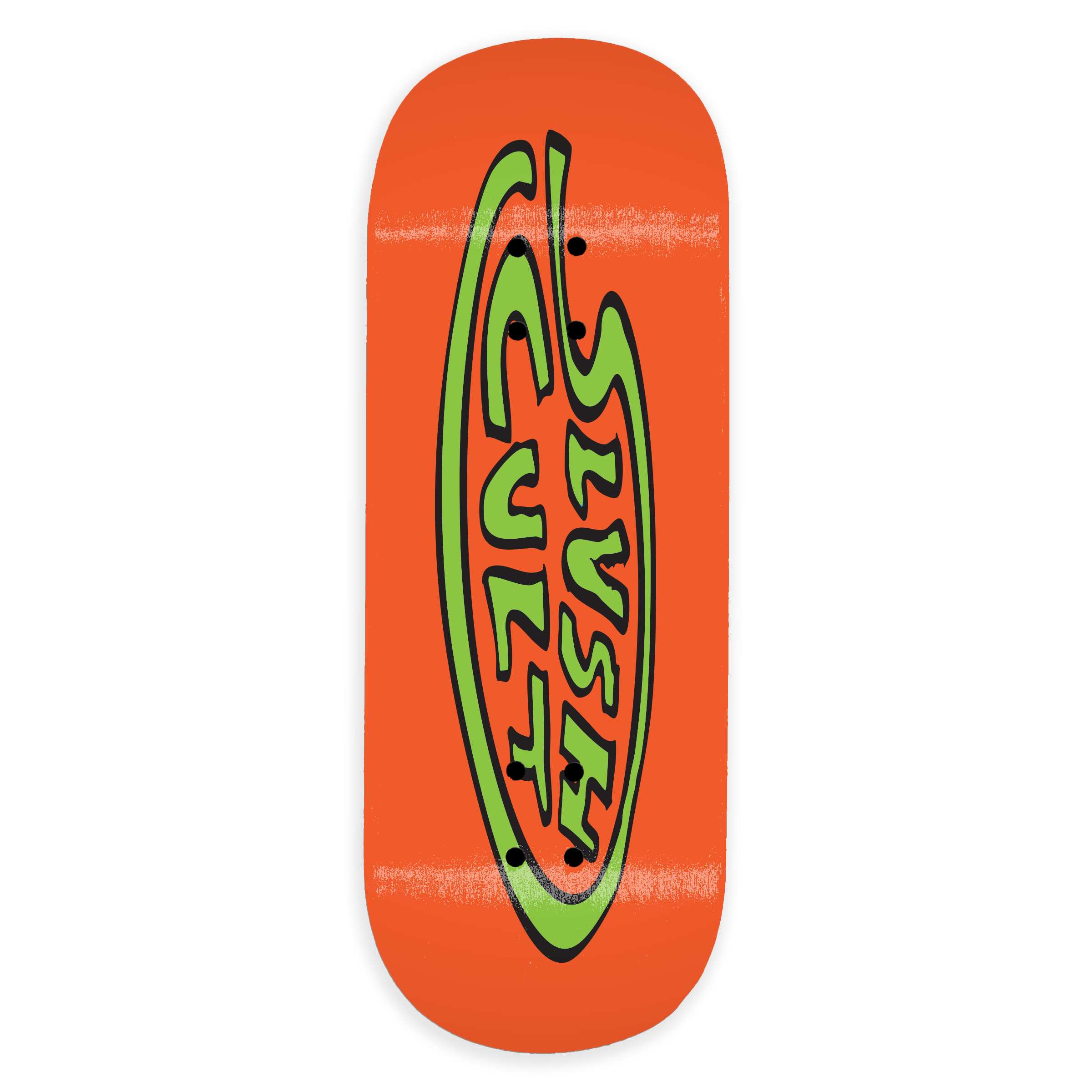 Slushcult "Around The Block" Shop Fingerboard Deck (Orange) Slushcult x DK Decks Slushcult Slushcult