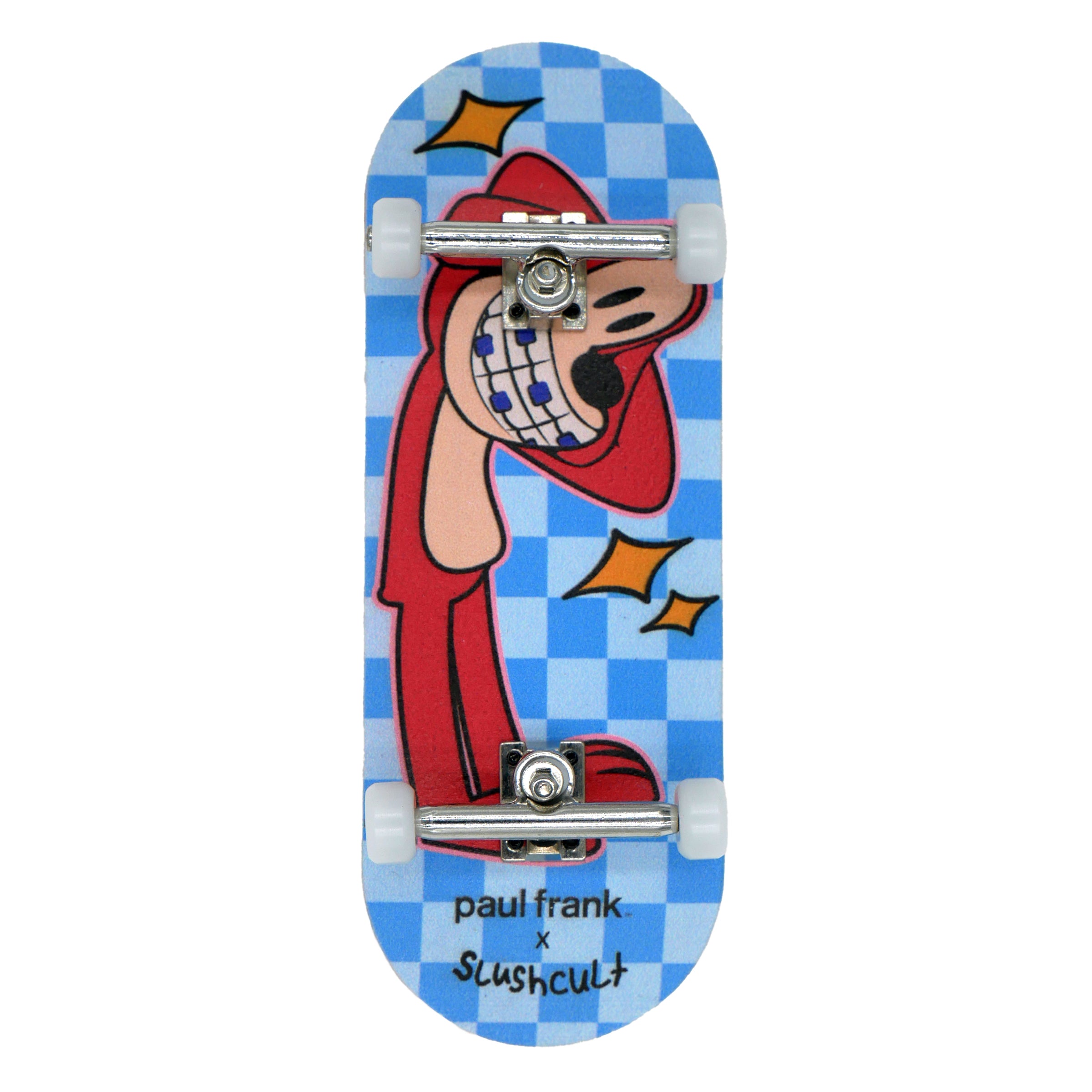 Slushcult "Grom" Series Fingerboard Complete - Bob The Dog Fingerboard Completes Paul Frank Collab    Slushcult