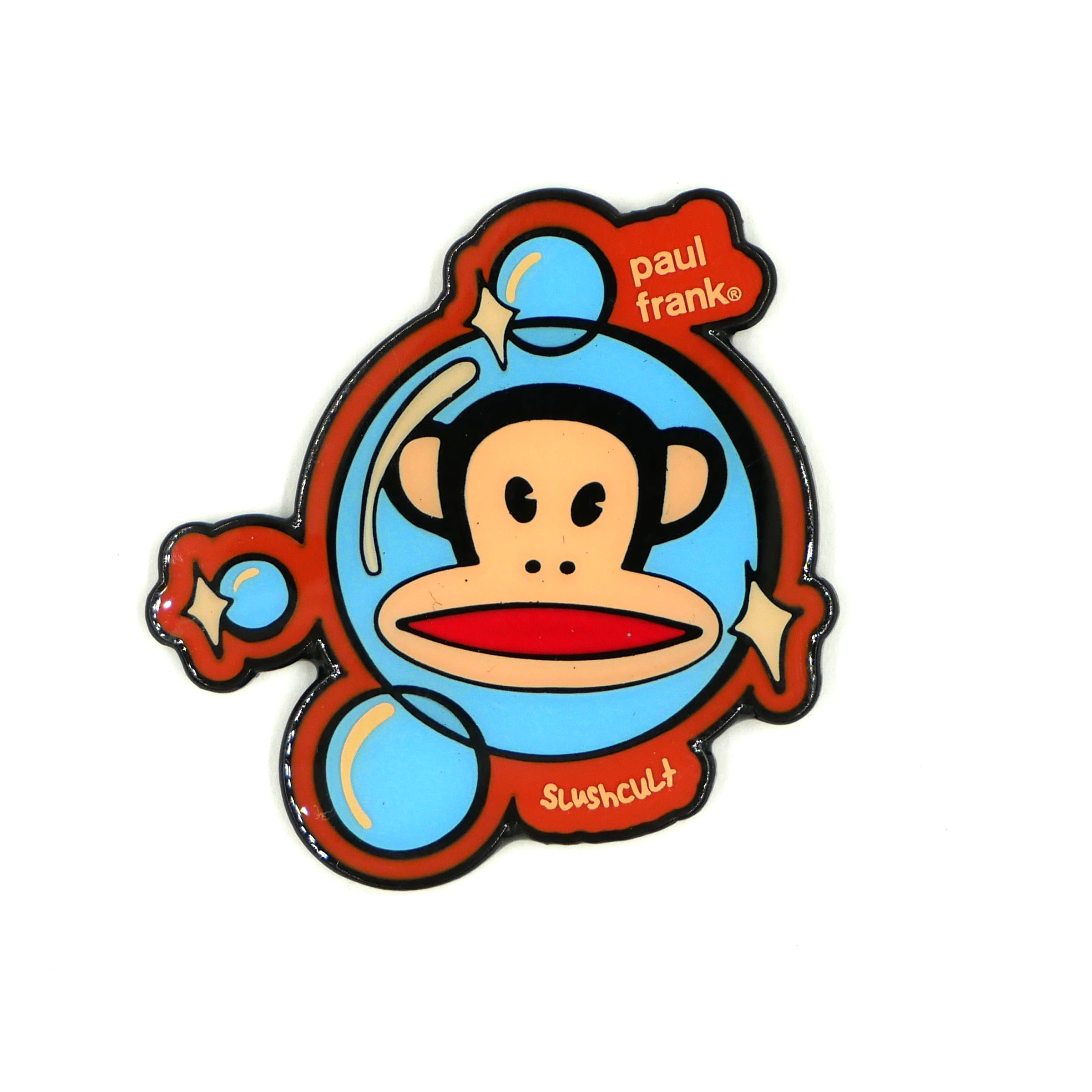 Bubble Vision Enamel Pin Pins Paul Frank Collab    Slushcult