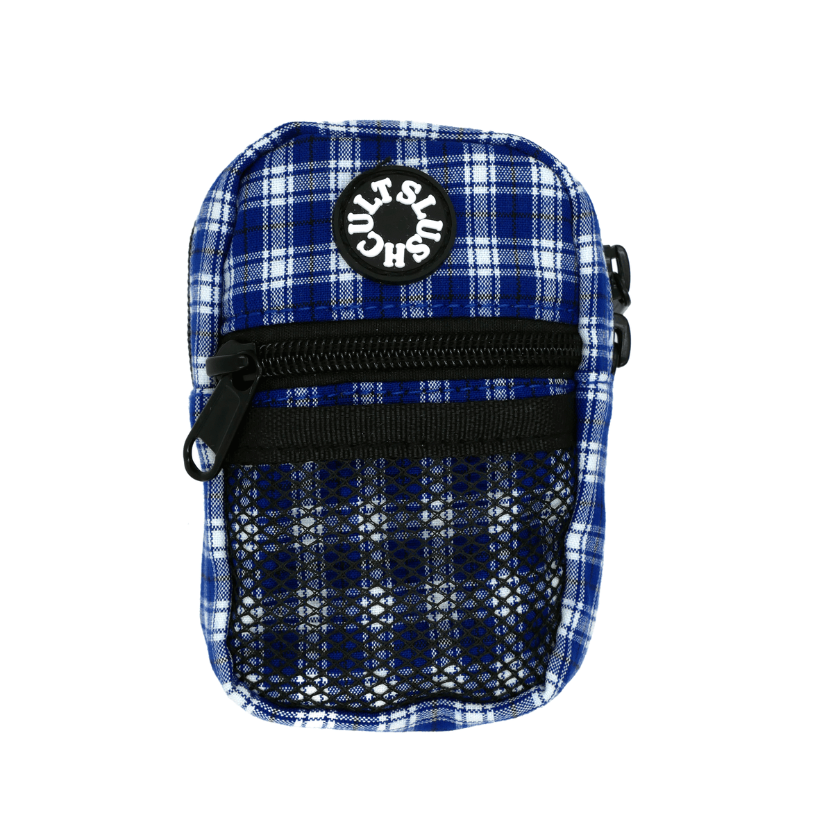 Slushcult Mini Side Bag (Blue Plaid) Bags Slushcult Slushcult