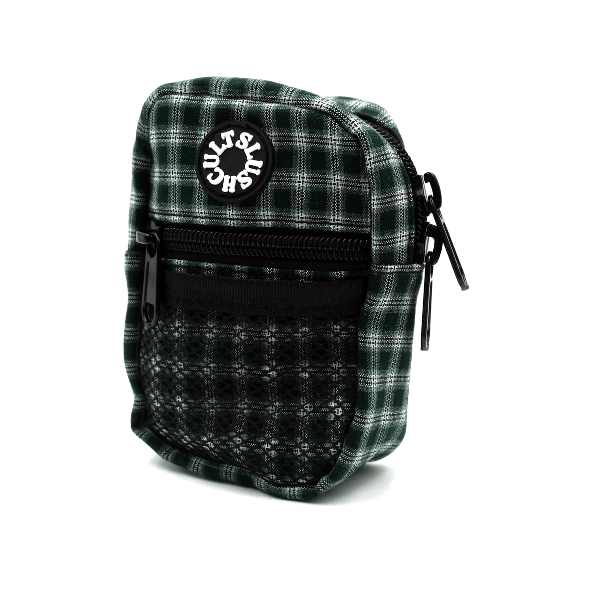 Slushcult Mini Side Bag (Green Plaid) Bags Slushcult Slushcult