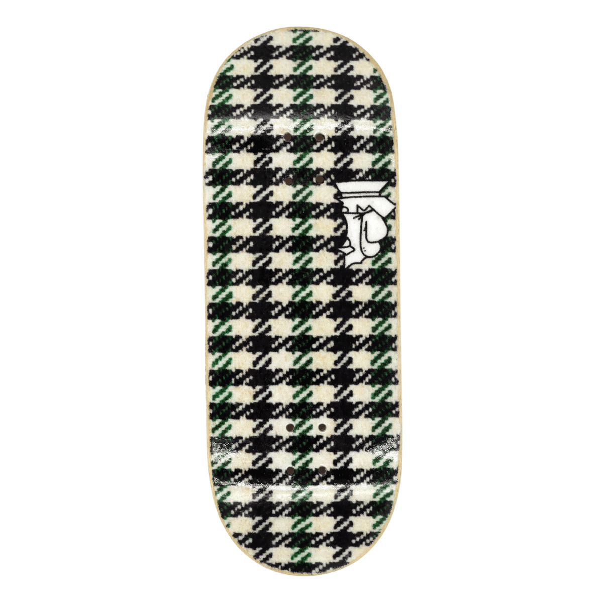 Presto "Plaids" Fingerboard Deck Fingerboard Decks Presto 34mm / Black-Green Slushcult