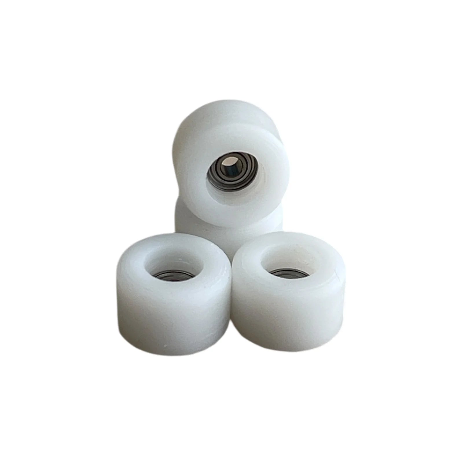 No Name Wheels - White Fingerboard Wheels 6Skates Slushcult