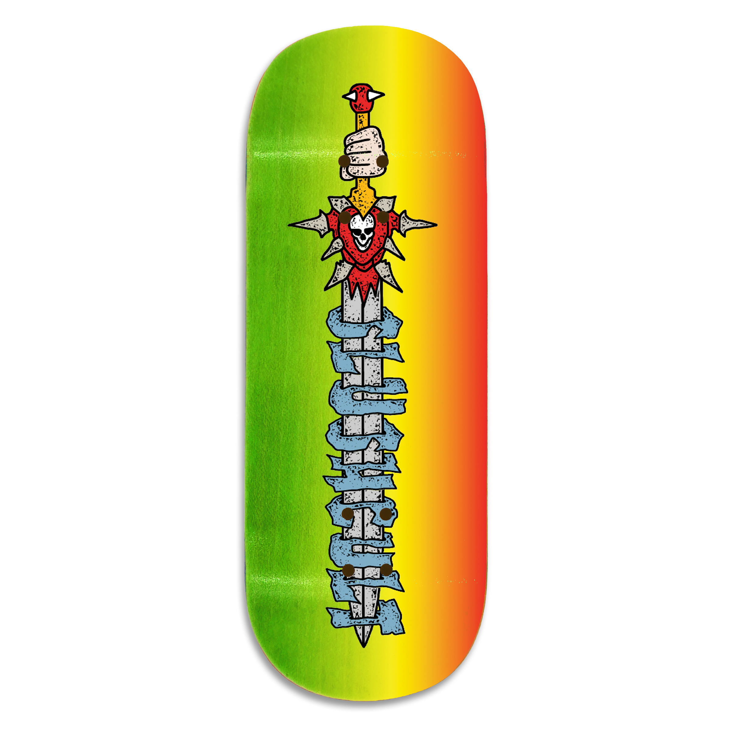 Slushcult "Sword" Shop Fingerboard Deck (Clear - Random)