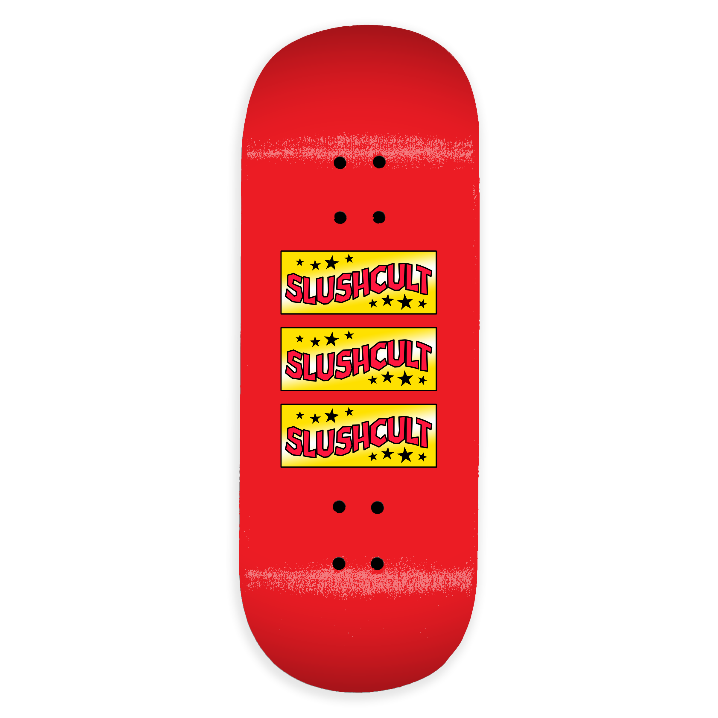 Slushcult "Stars" Fingerboard Deck (Red) Slushcult x DK Decks Slushcult Slushcult