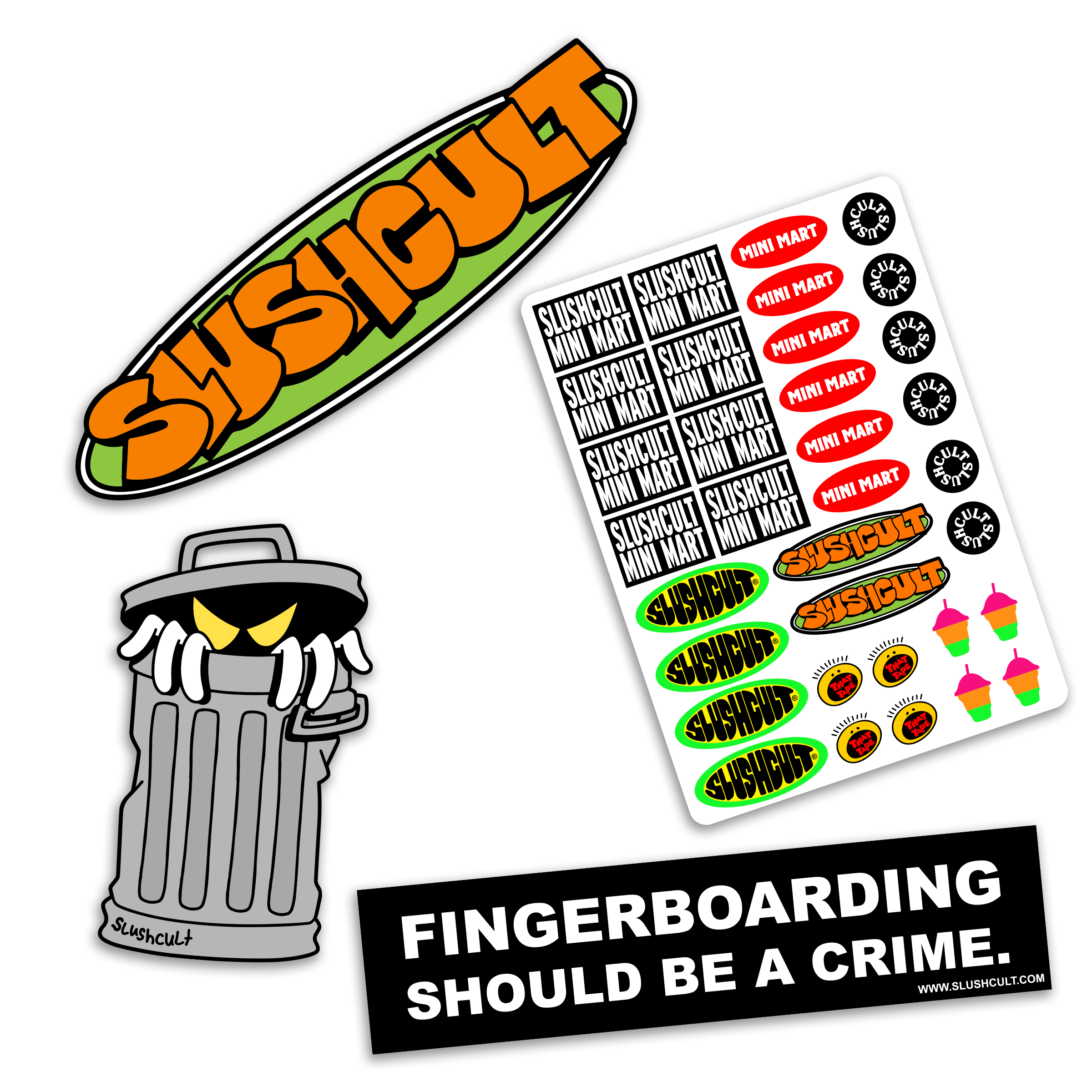 Mini Slap Sticker Pack Sticker Packs Slushcult Slushcult