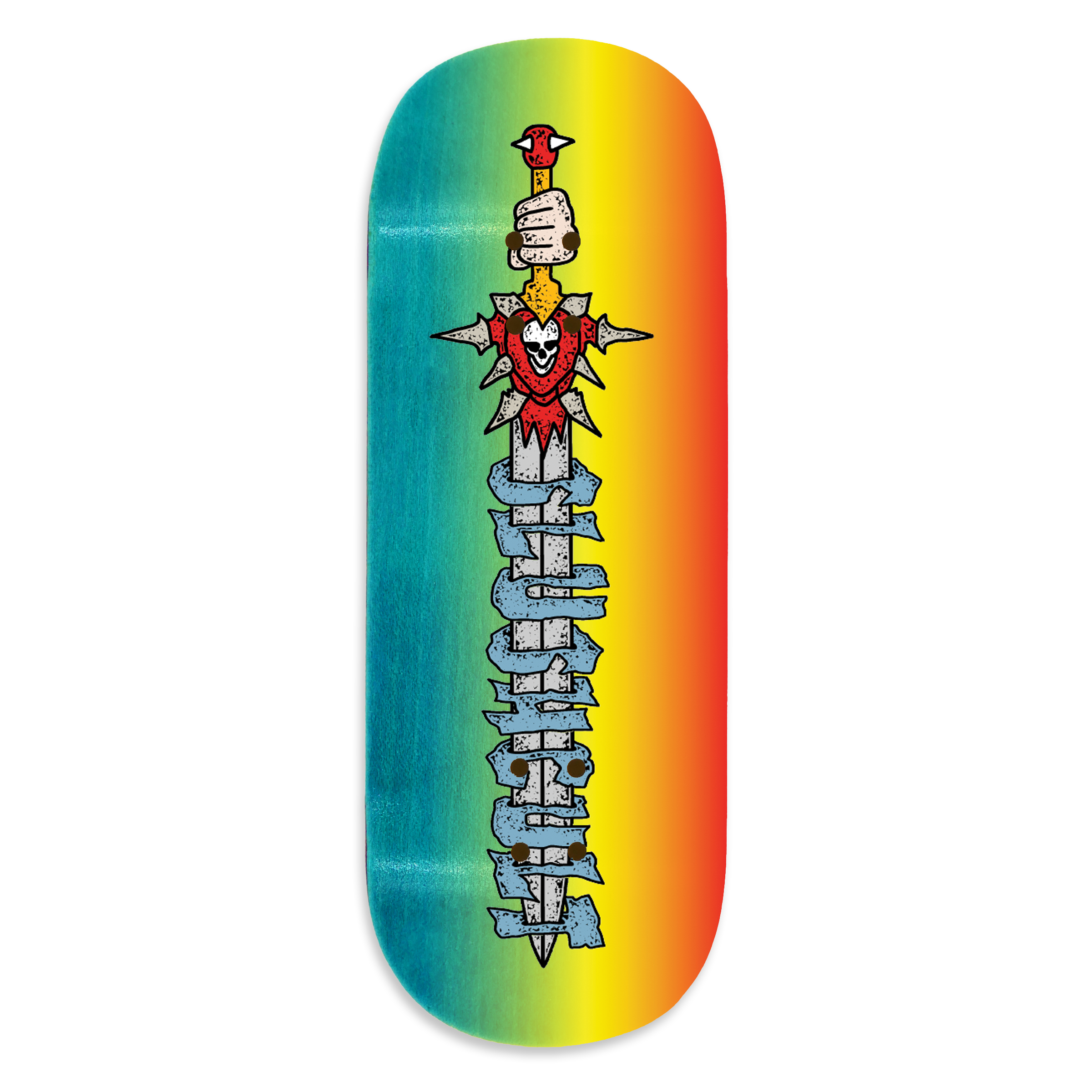 Slushcult "Sword" Shop Fingerboard Deck (Clear - Random)