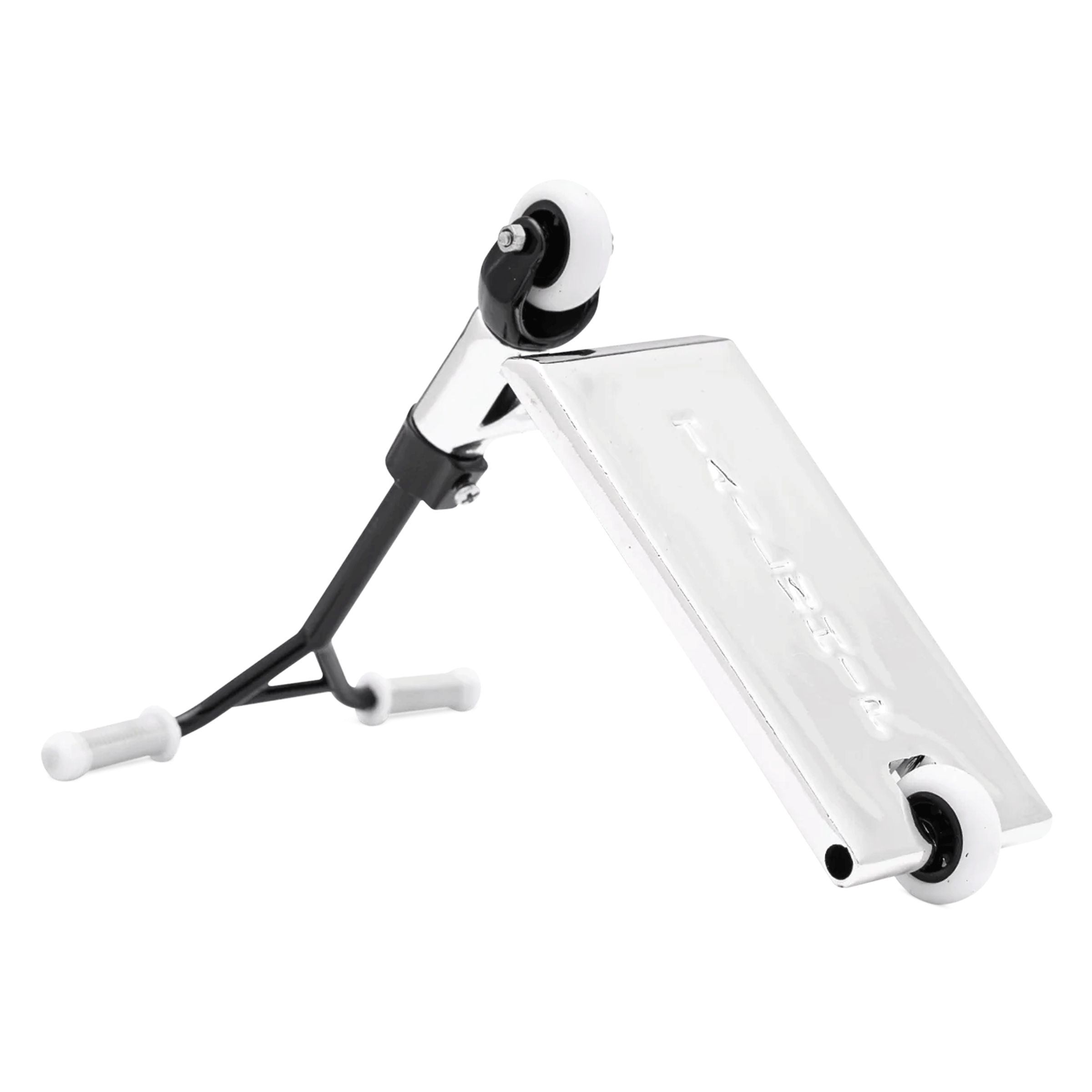 Tail Whip Finger Scooter Complete (Chrome/Silver) Finger Scooters Tail Whip Toys Slushcult