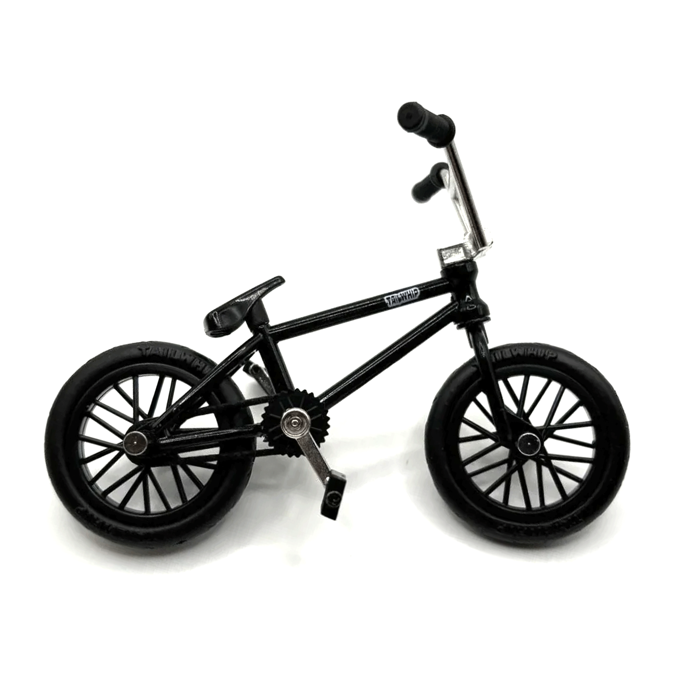 Tail Whip Finger BMX Complete (Black) Finger BMX Tail Whip Toys Slushcult