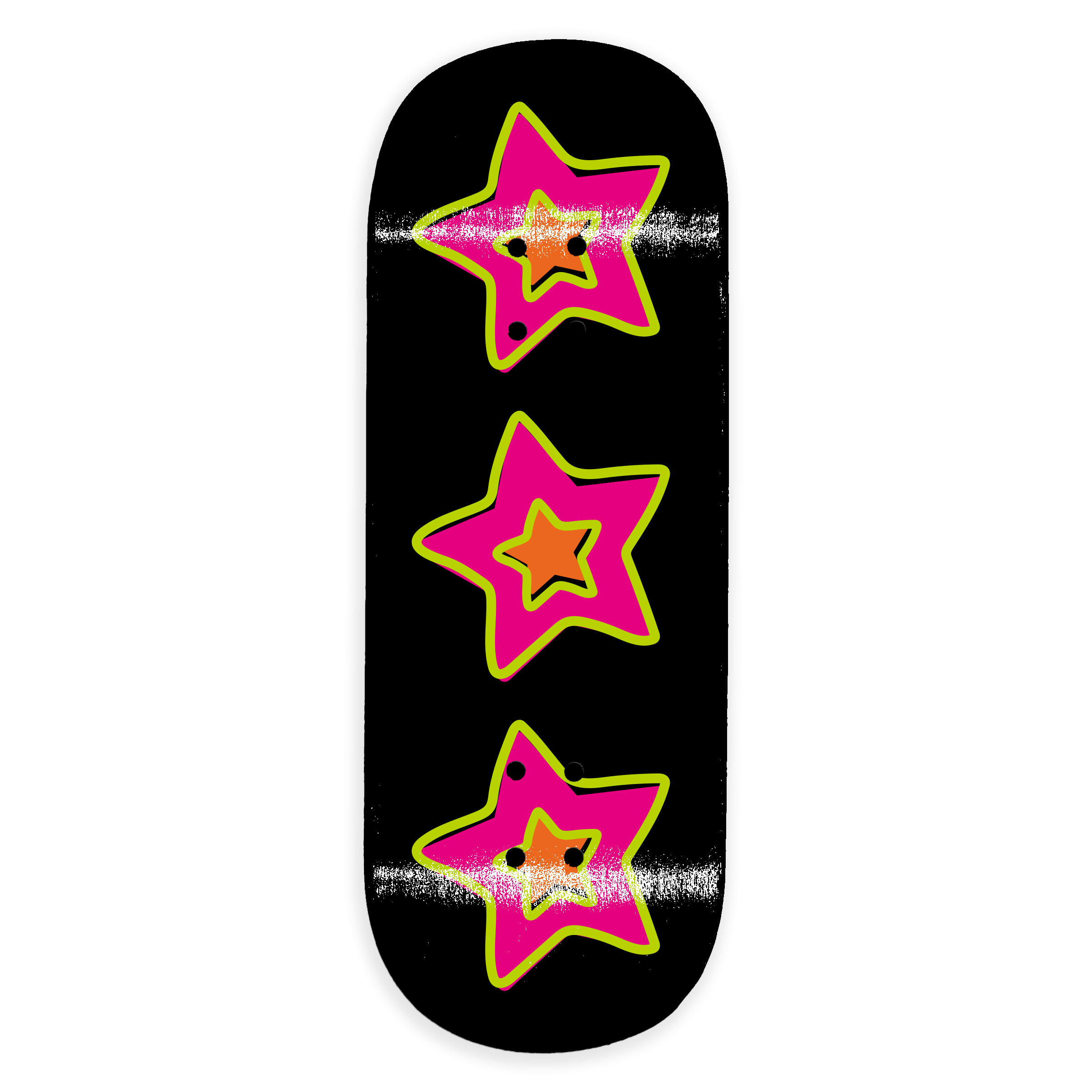 Slushcult "Tri-Star Inverted" Shop Fingerboard Deck
