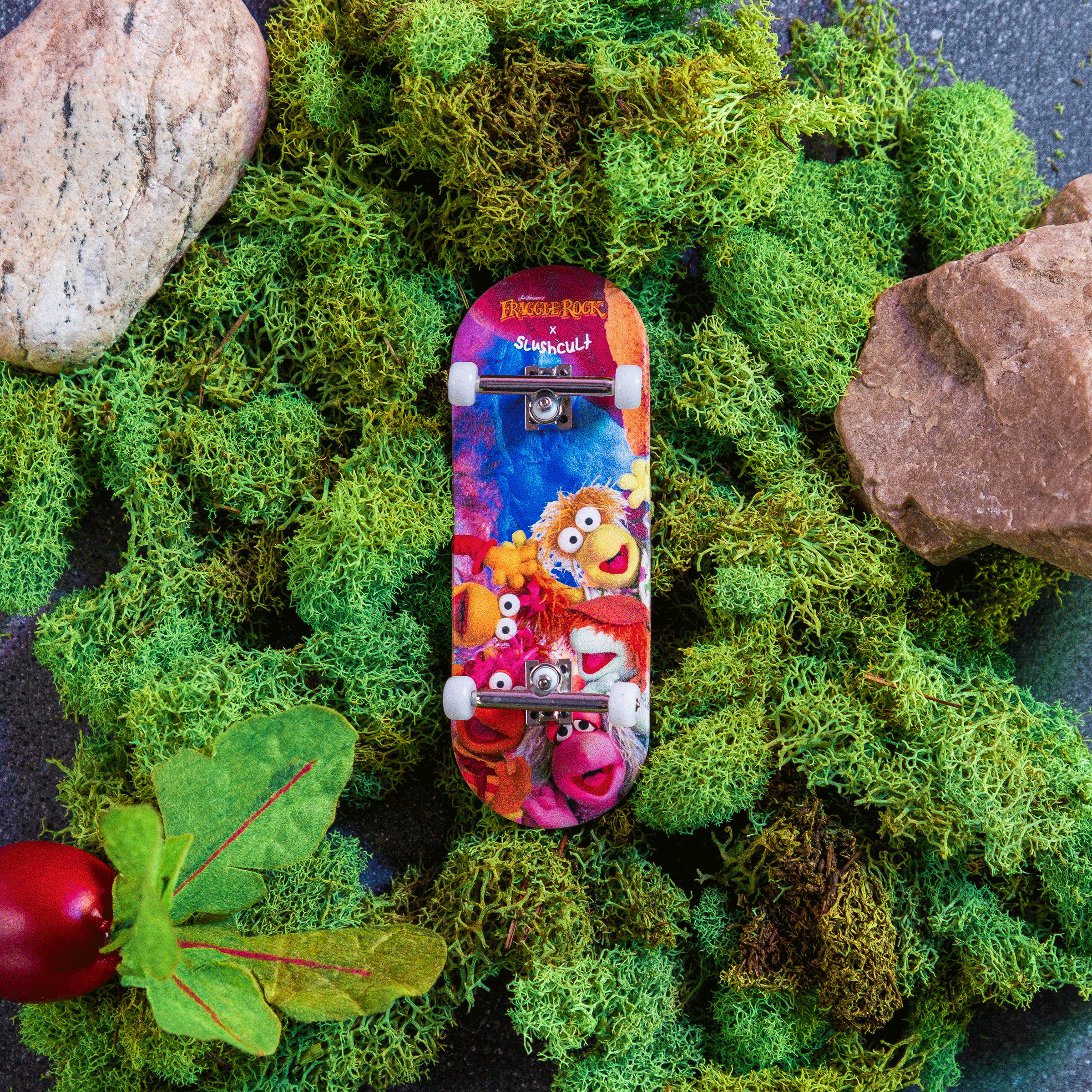 Slushcult x Fraggle Rock Grom Fingerboard Complete - Surprize! Fingerboard Completes Slushcult Slushcult