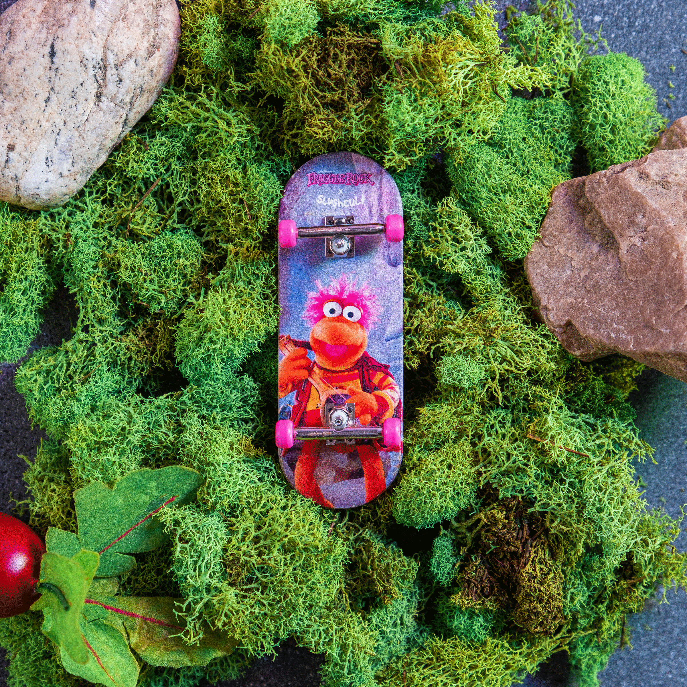 Slushcult x Fraggle Rock Grom Fingerboard Complete - Gobo Fingerboard Completes Slushcult Slushcult