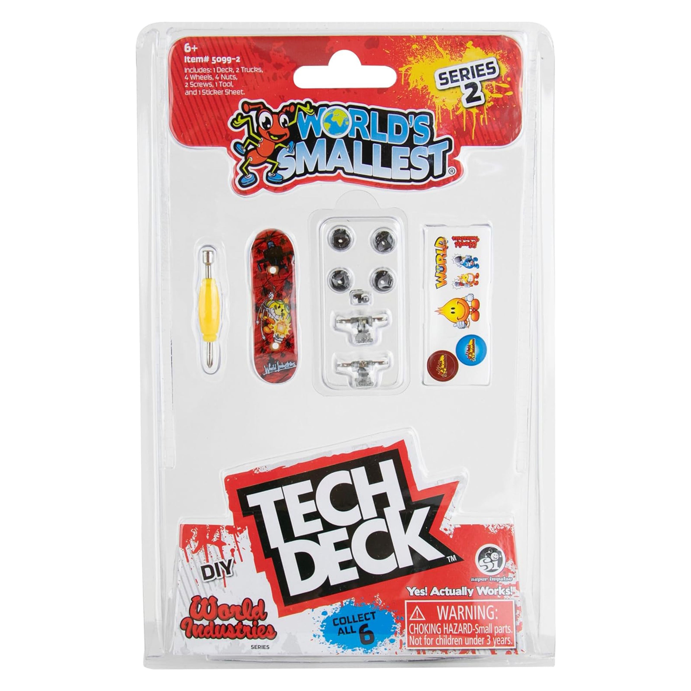 Worlds Smallest Techdeck Fingerboard Series 2 MINI Skate Shop TechDeck    Slushcult