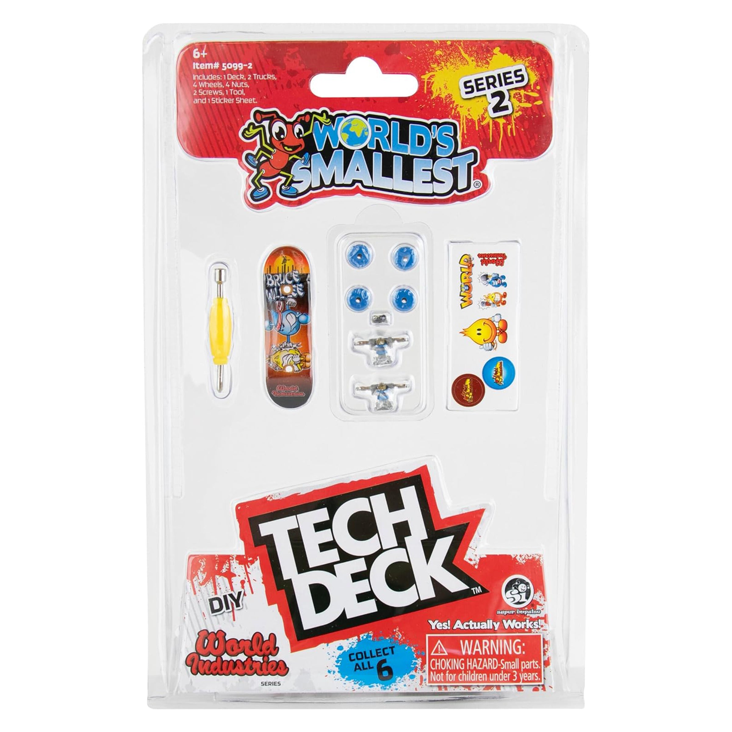 Worlds Smallest Techdeck Fingerboard Series 2 MINI Skate Shop TechDeck    Slushcult