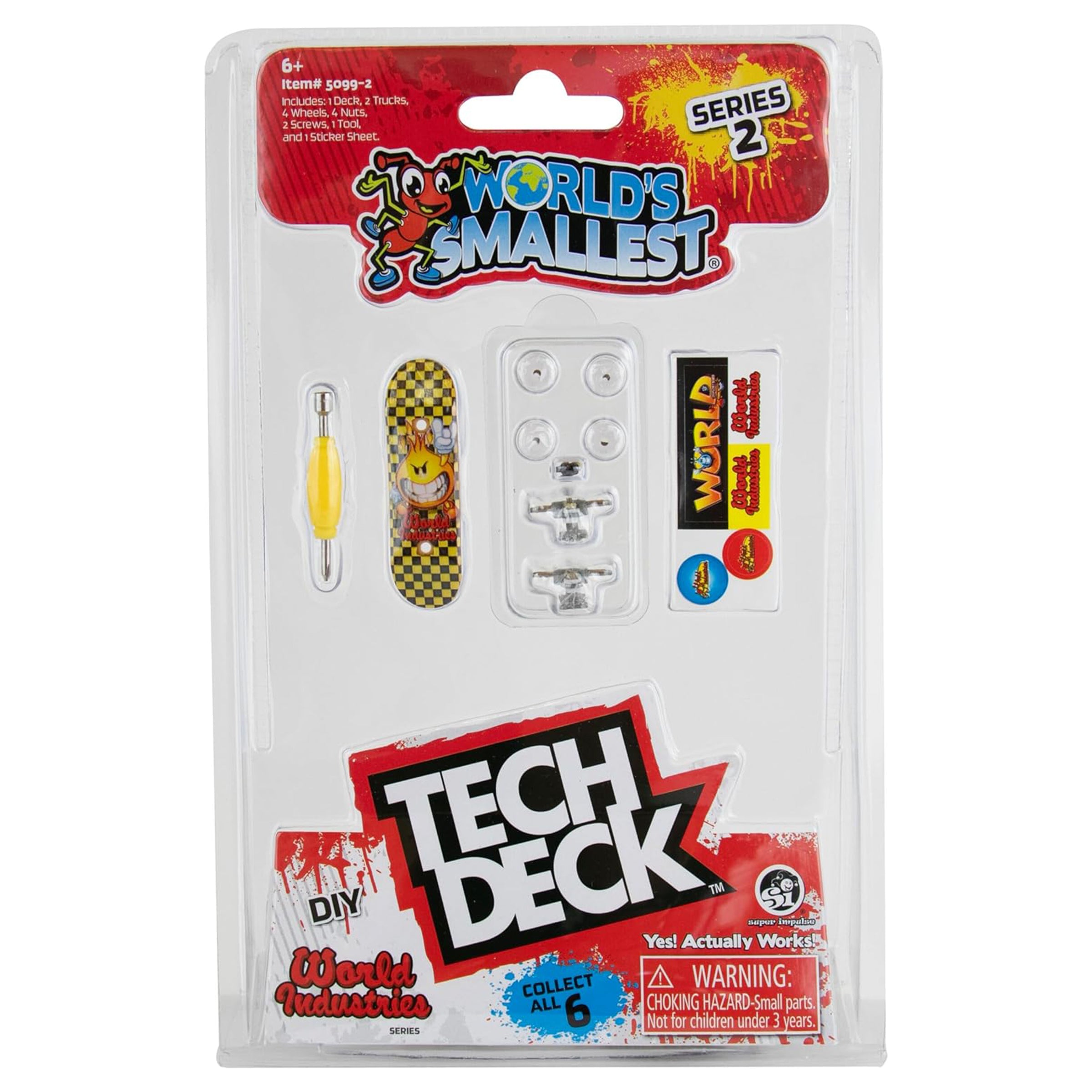 Worlds Smallest Techdeck Fingerboard Series 2 MINI Skate Shop TechDeck    Slushcult