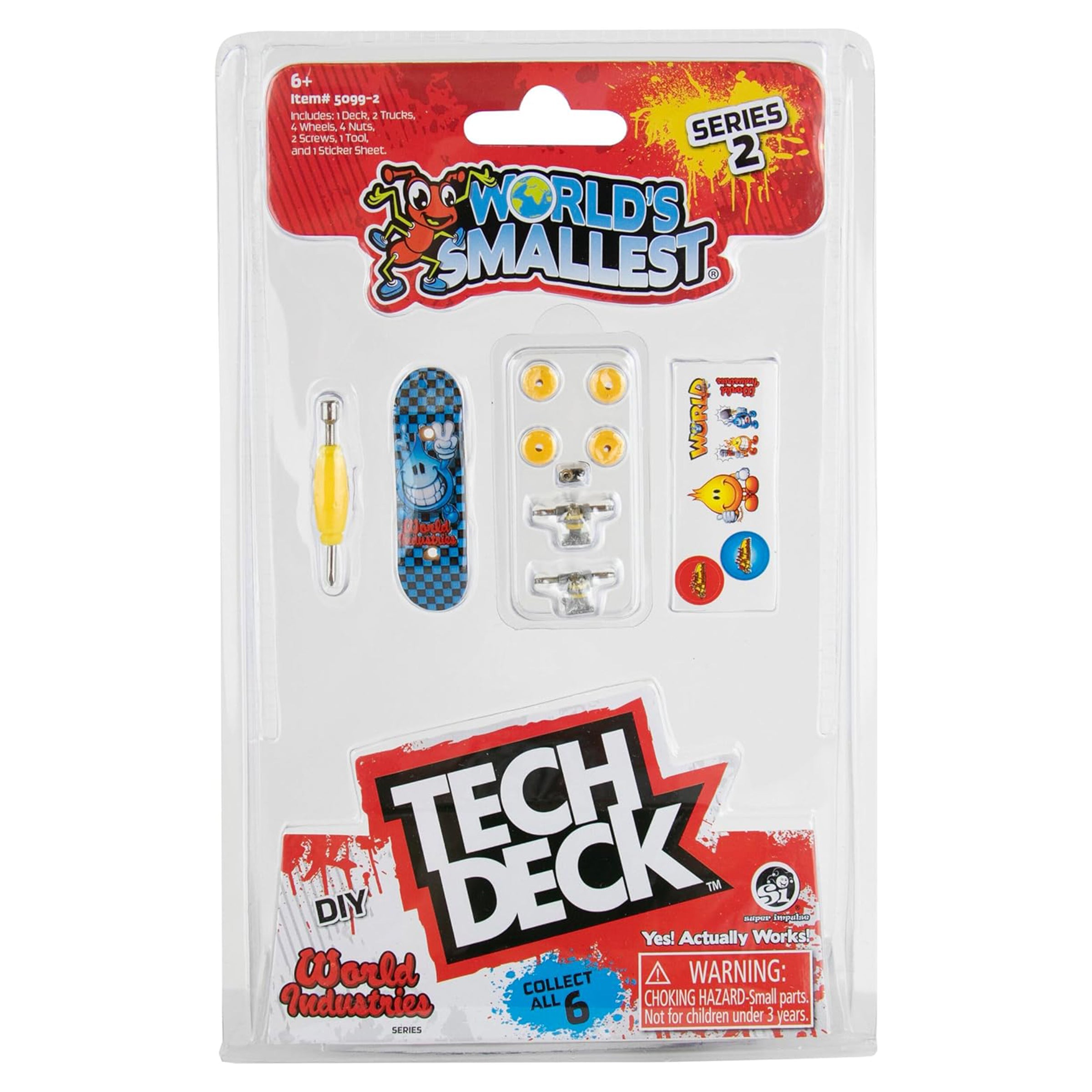 Worlds Smallest Techdeck Fingerboard Series 2 MINI Skate Shop TechDeck    Slushcult