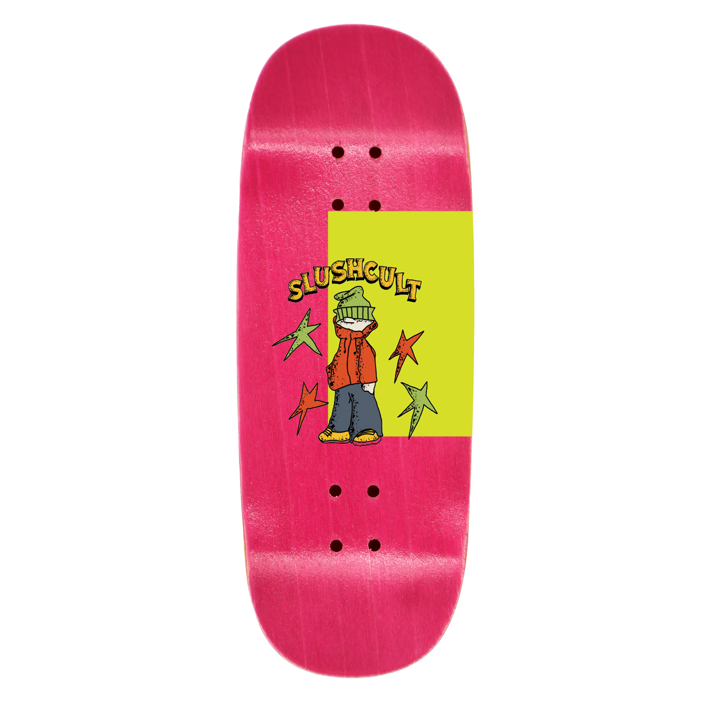 Slushcult "You're A Star" Shop Fingerboard Deck (Clear - Random)