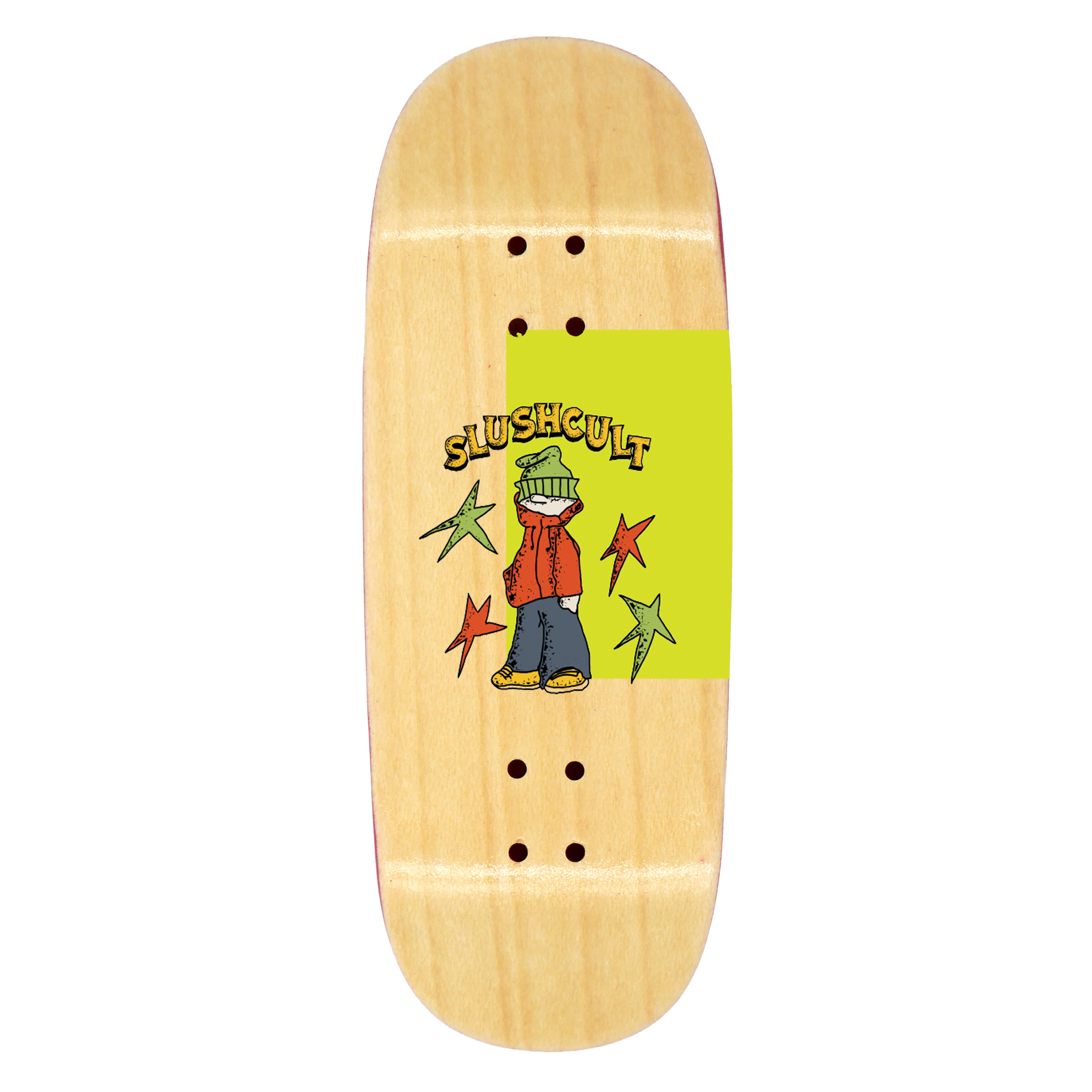 Slushcult "You're A Star" Shop Fingerboard Deck (Clear - Random)