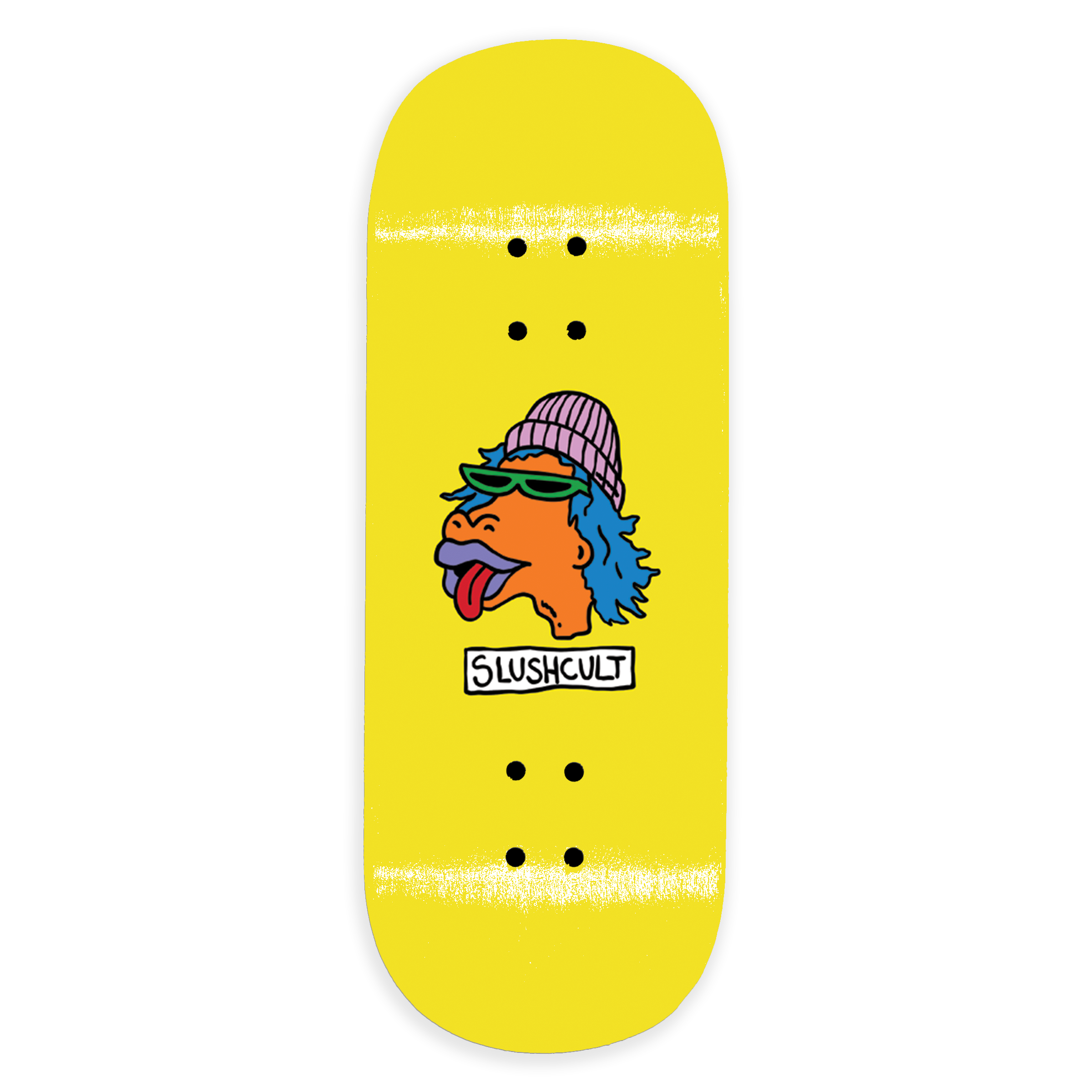 Slushcult "Znog" Shop Fingerboard Deck (Yellow)
