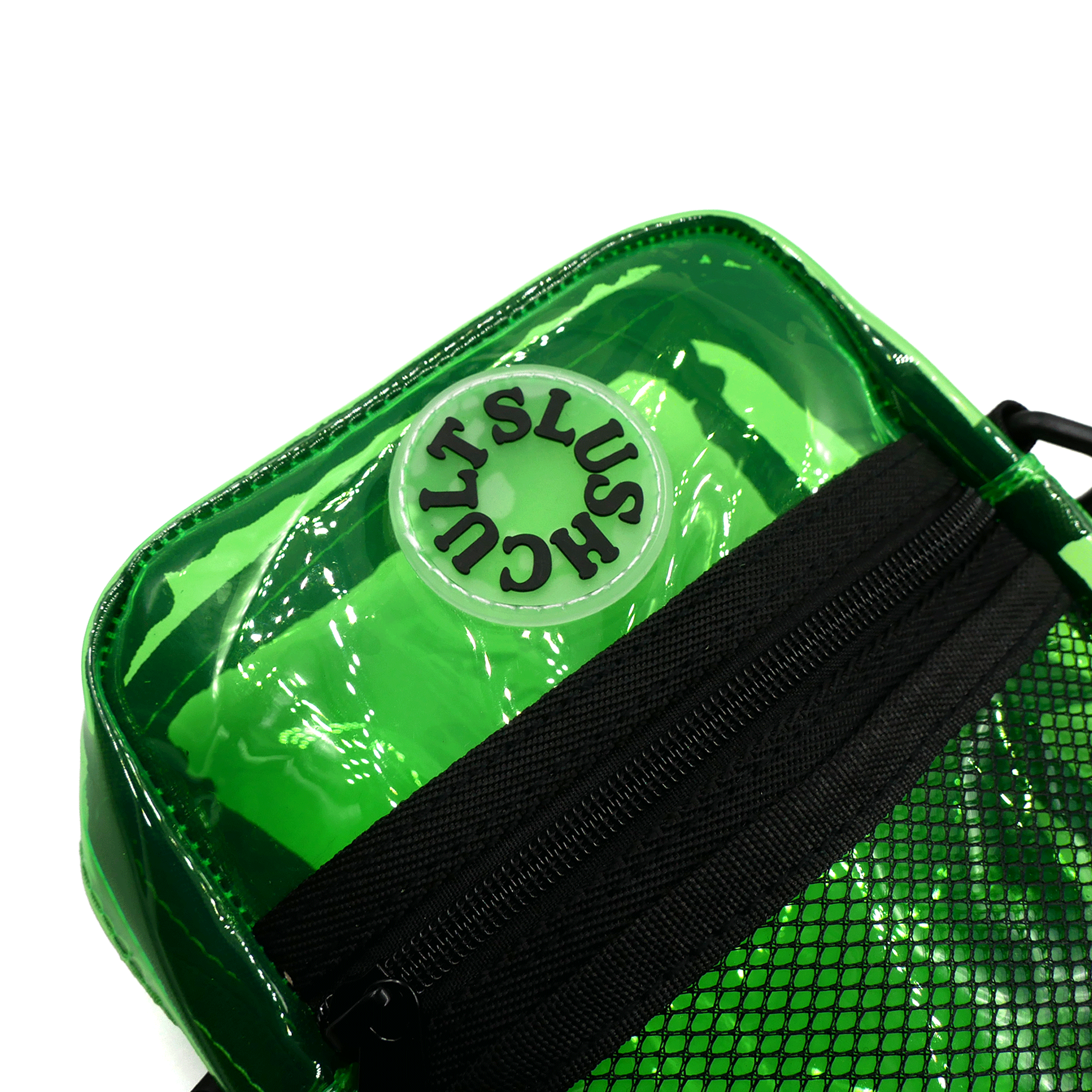 Anywhere Side Bag Invisible Vinyl (Clear Green) Bags Slushcult Slushcult