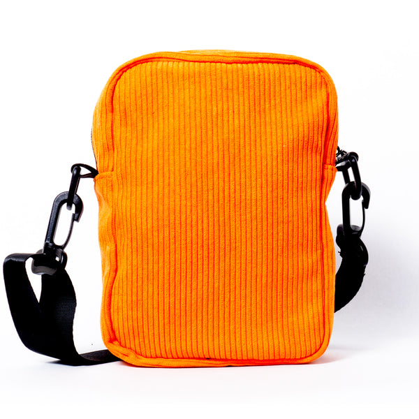 Anywhere Side Bag Orange Corduroy Accessories Slushcult    Slushcult