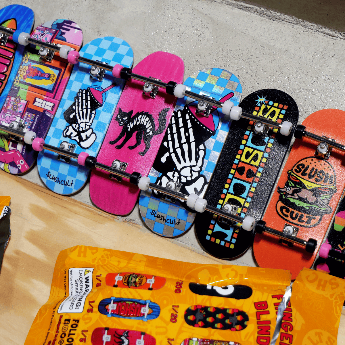 Slushcult Blind Bag Series #3 Fingerboard Complete
