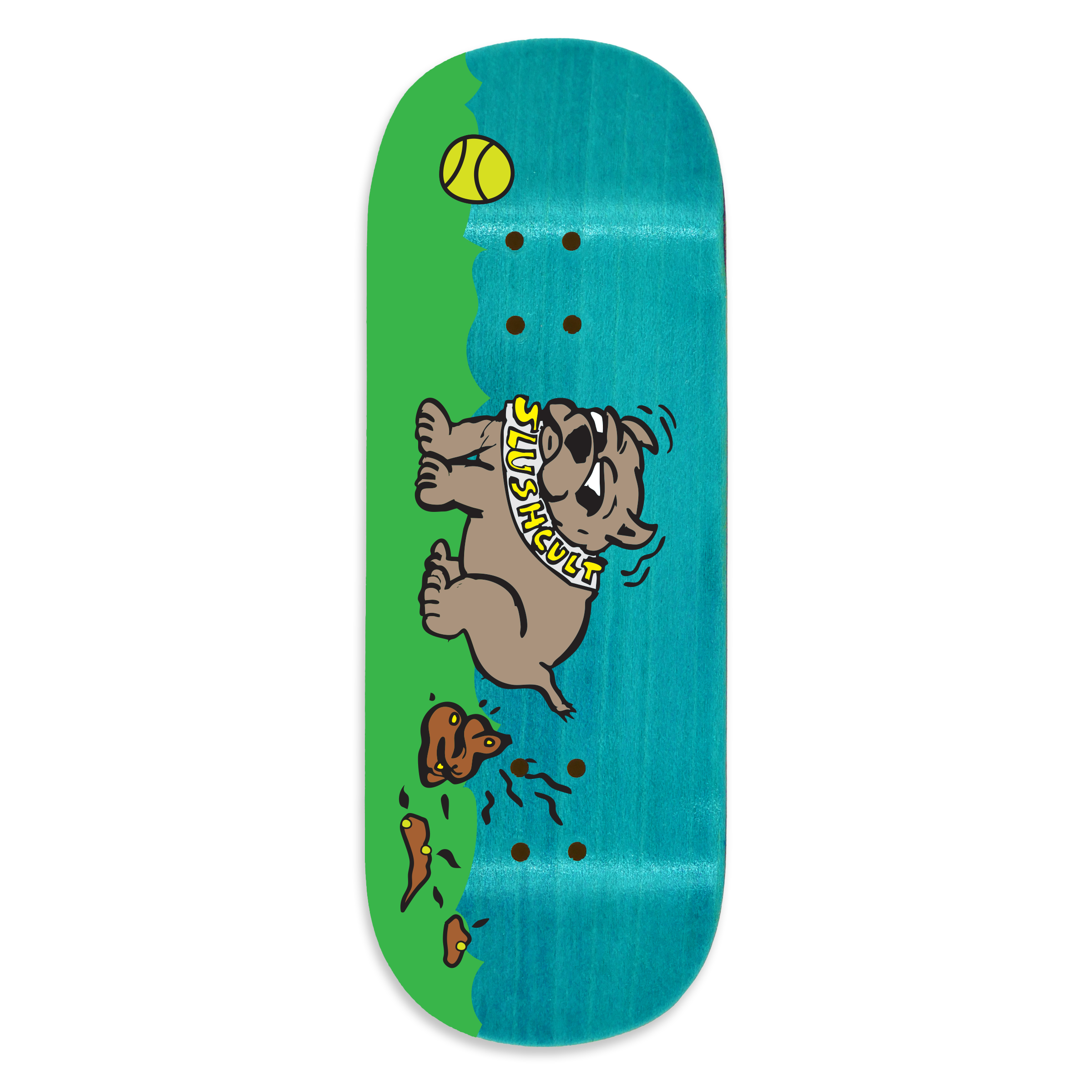 Slushcult "Good Boy" Shop Fingerboard Deck (Clear)