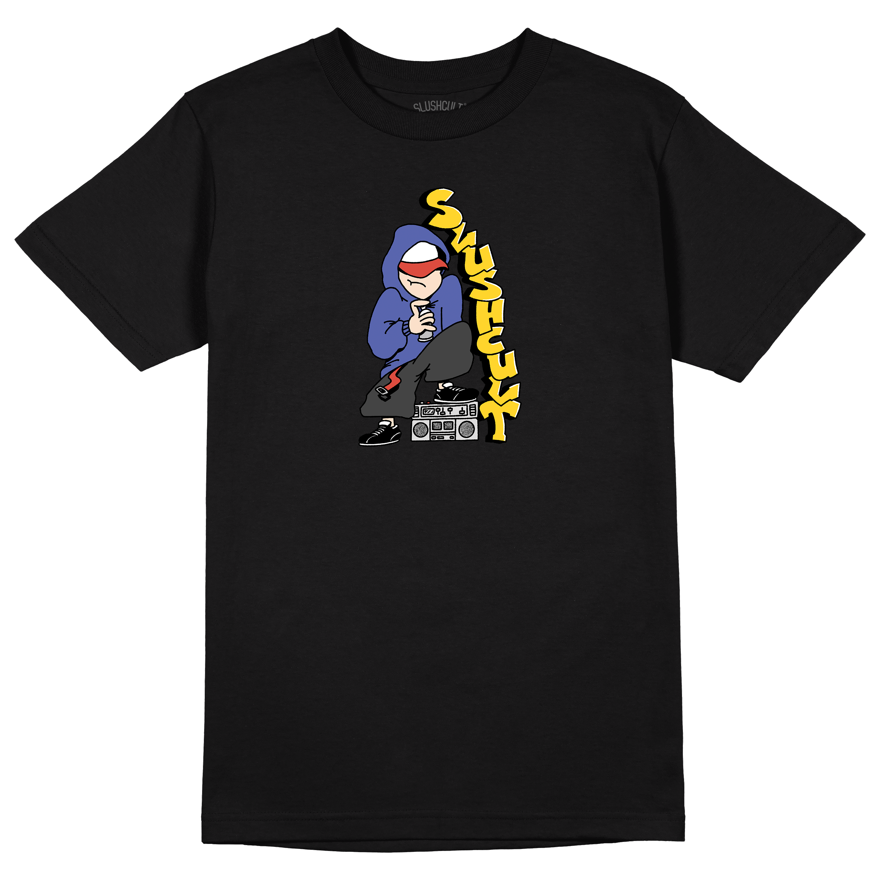 Boom Box Tee Tees Slushcult Black S Slushcult