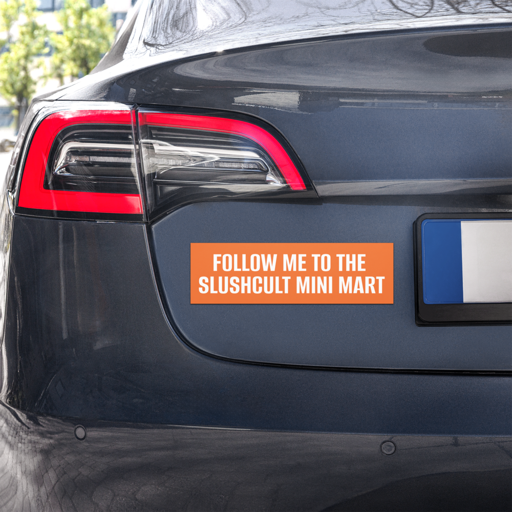 "Follow Me" Bumper Magnet (Orange)
