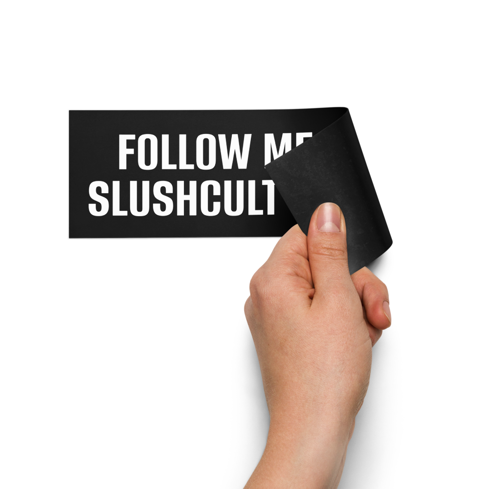 "Follow Me" Bumper Magnet (Black)