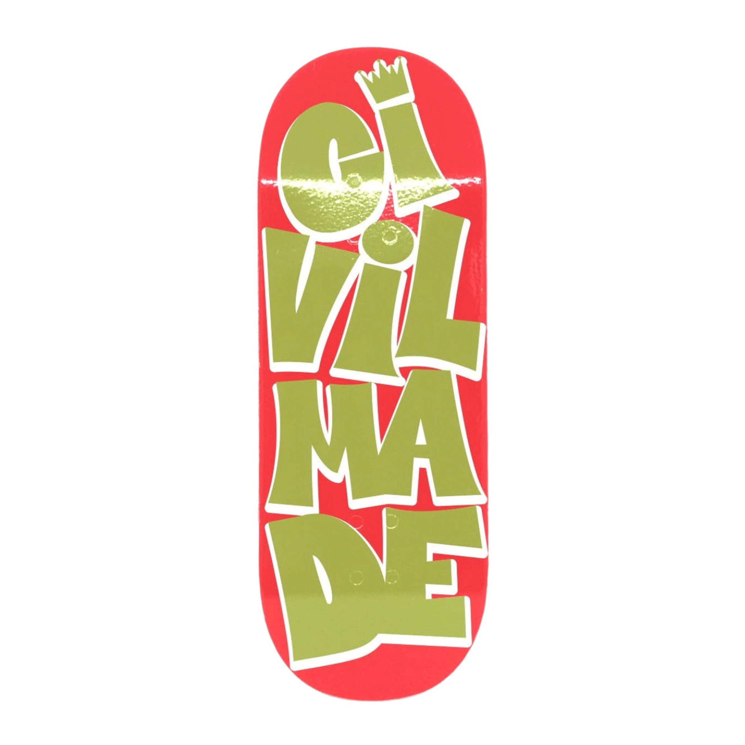 Civilmade "Crown" Fingerboard Deck (Red)