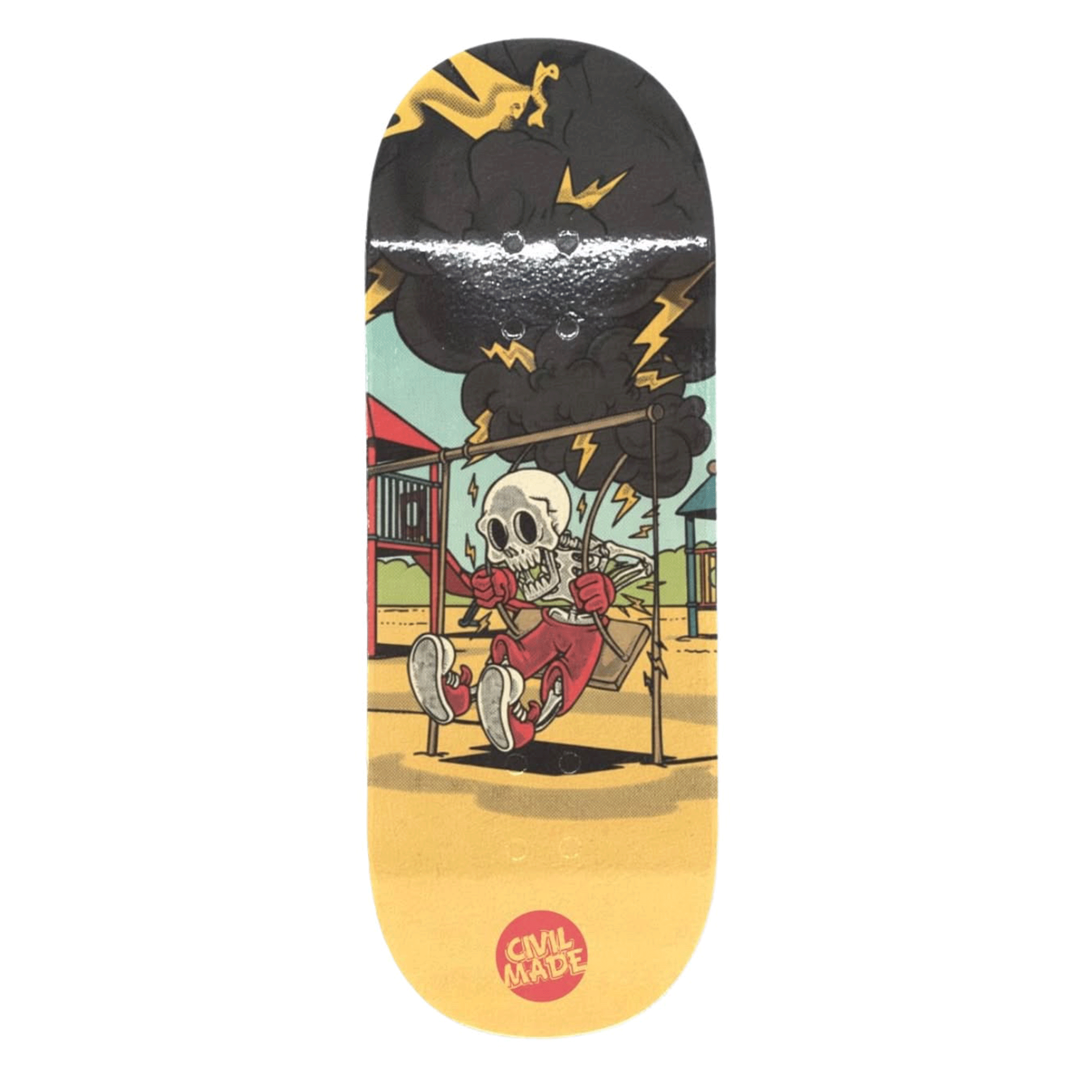 Civilmade "Skull Swing" Fingerboard Deck