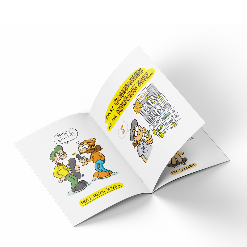 "Fingerboard Everything"  Comic by ALX (Slushcult Special Edition) Magazines Slushcult    Slushcult