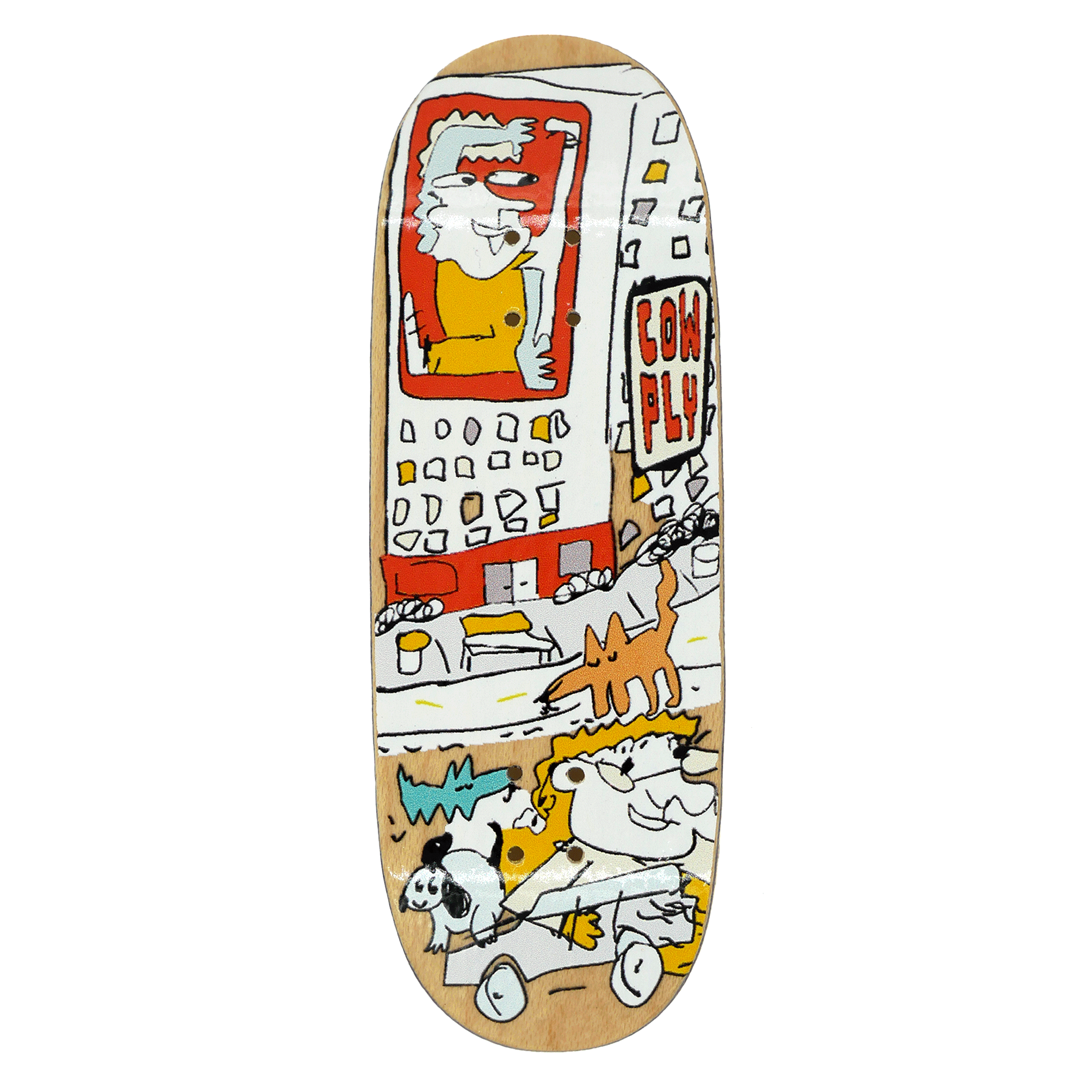 Cowply "City Suite" Fingerboard Deck Fingerboard Decks Cowply Slushcult