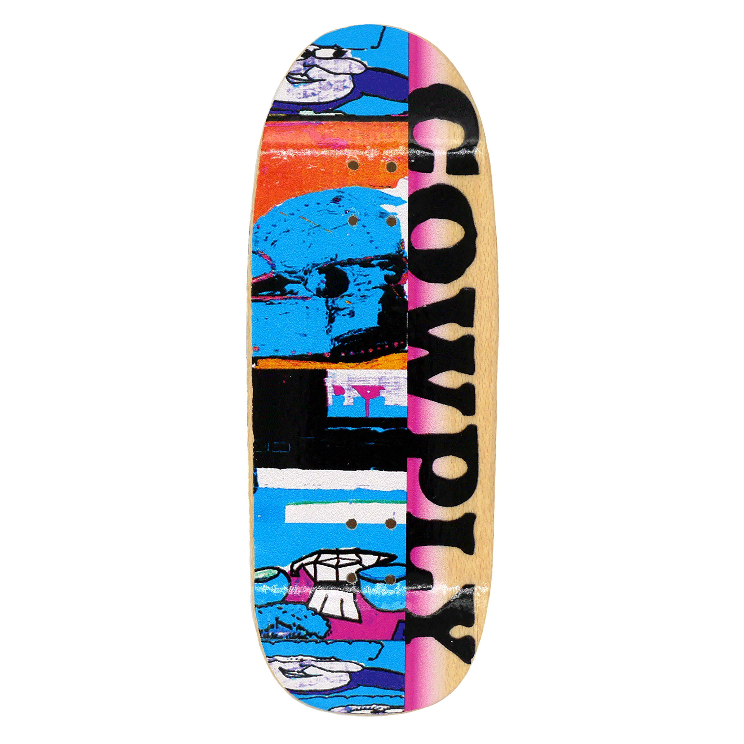 Cowply "Broadcast" Fingerboard Deck Fingerboard Decks Cowply Slushcult