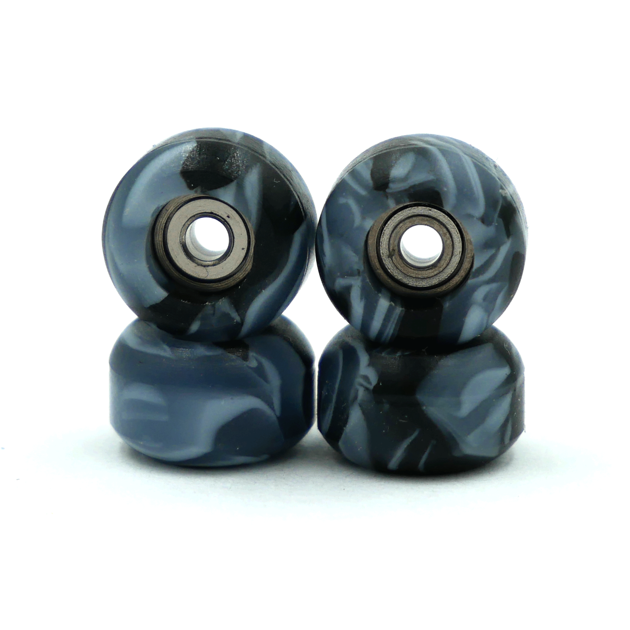 Swirl Grom Wheels (Black) Fingerboard Wheels Slushcult Slushcult