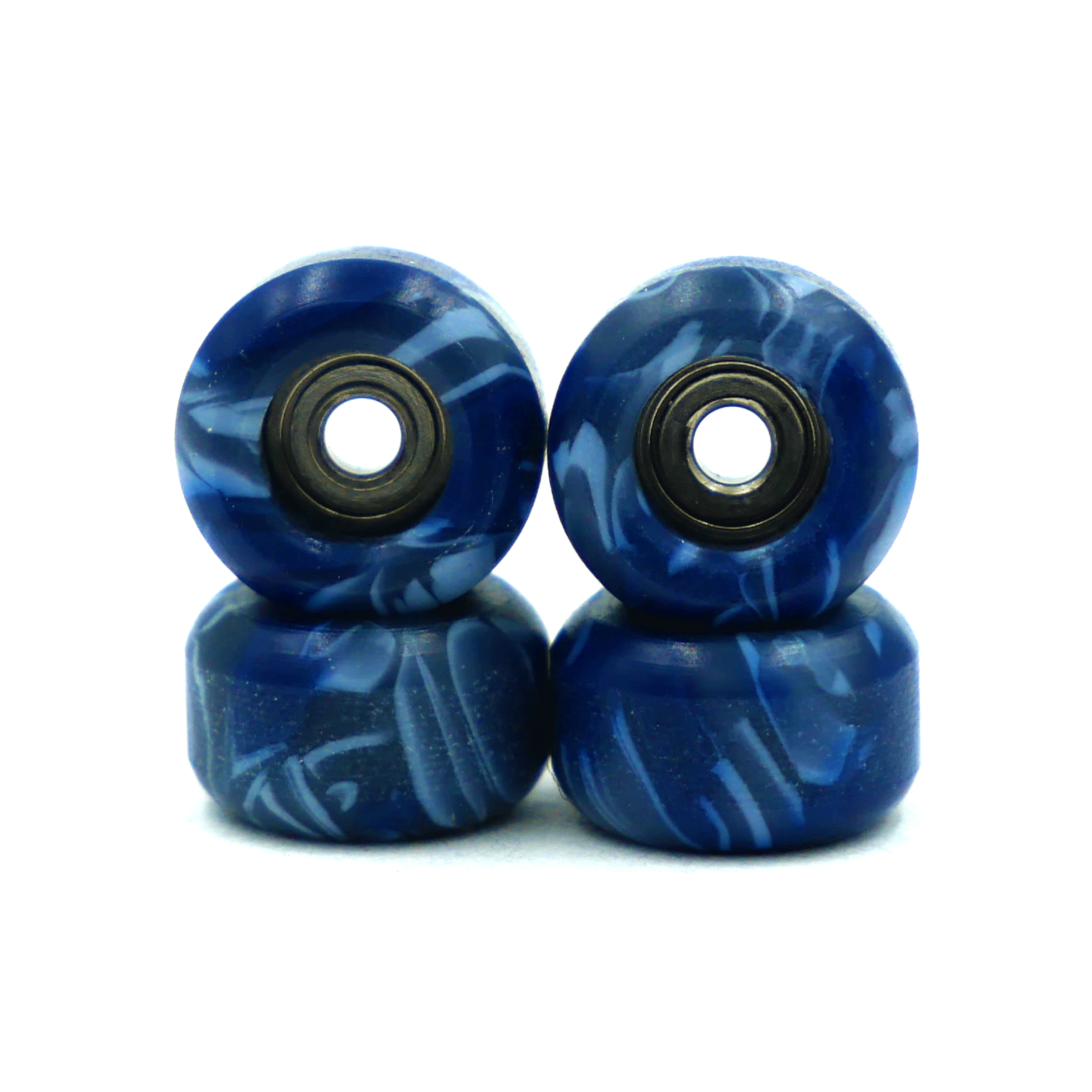 Swirl Grom Wheels (Blue) Fingerboard Wheels Slushcult Slushcult